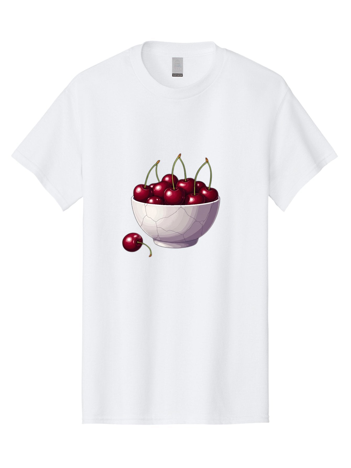 White-Bowl-Of-Cherries Men'S Graphic Tee, 100% Cotton, Comfortable Casual Summer Wear, Machine Washable, Vintage Camera, Old Camera, Antique Camera, Black Camera, Classic Photography, Photography Equipment, Nostalgic Device, Film Camera, Baj308 5