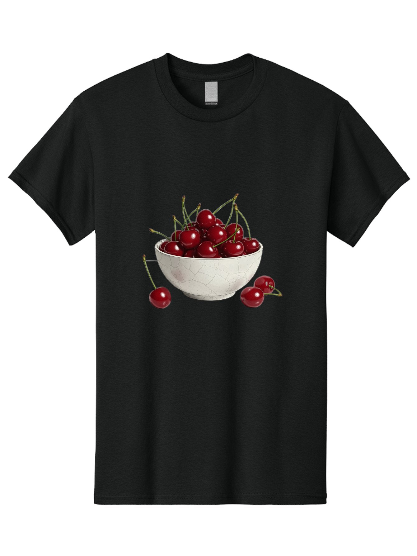 White-Bowl-With-Cherries Men'S Graphic Tee, 100% Cotton, Comfortable Casual Summer Wear, Machine Washable, Vintage Camera, Old Camera, Antique Camera, Black Camera, Classic Photography, Photography Equipment, Nostalgic Device, Film Camera, Baj309 10