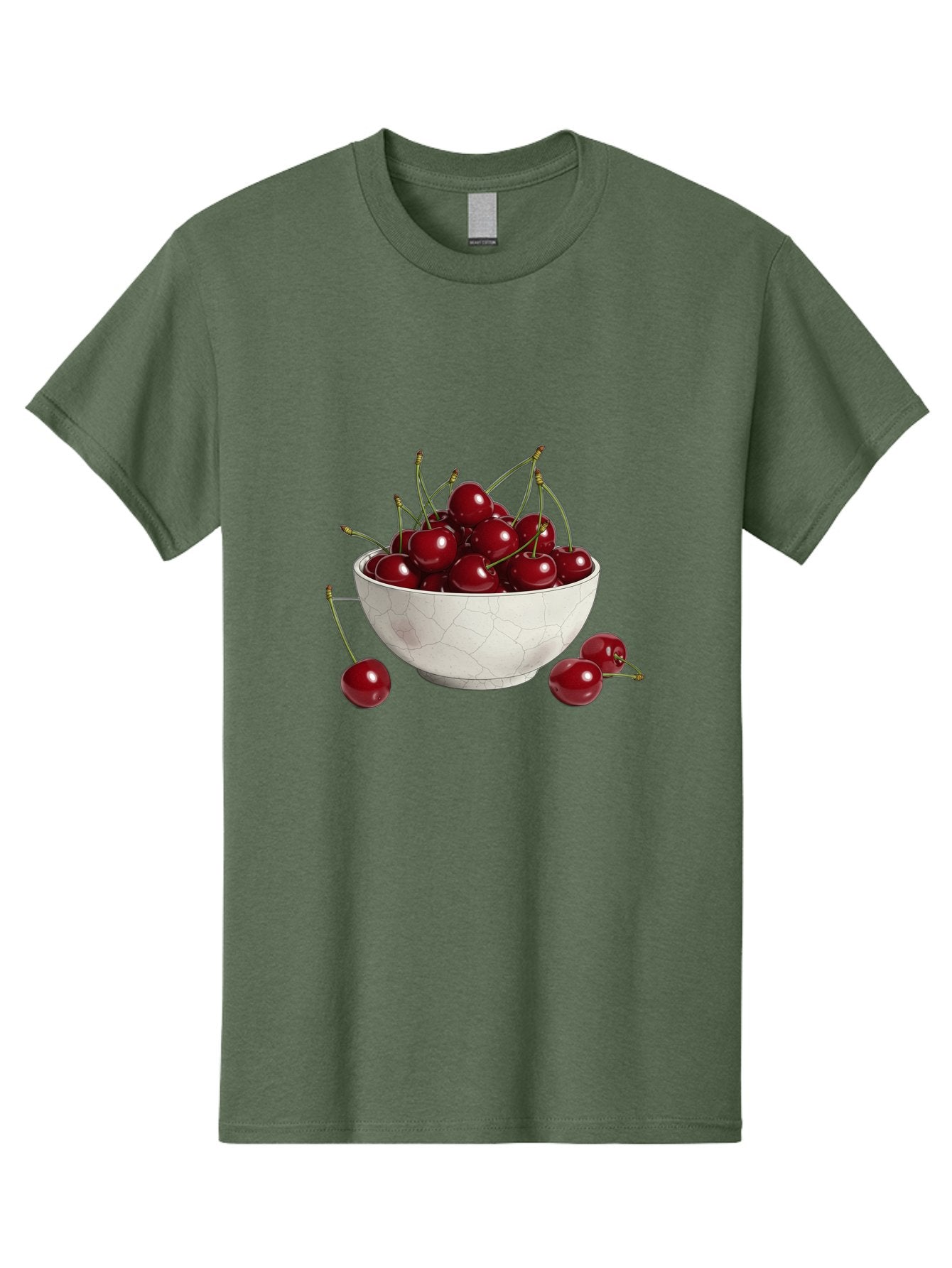 White-Bowl-With-Cherries Men'S Graphic Tee, 100% Cotton, Comfortable Casual Summer Wear, Machine Washable, Vintage Camera, Old Camera, Antique Camera, Black Camera, Classic Photography, Photography Equipment, Nostalgic Device, Film Camera, Baj309 7