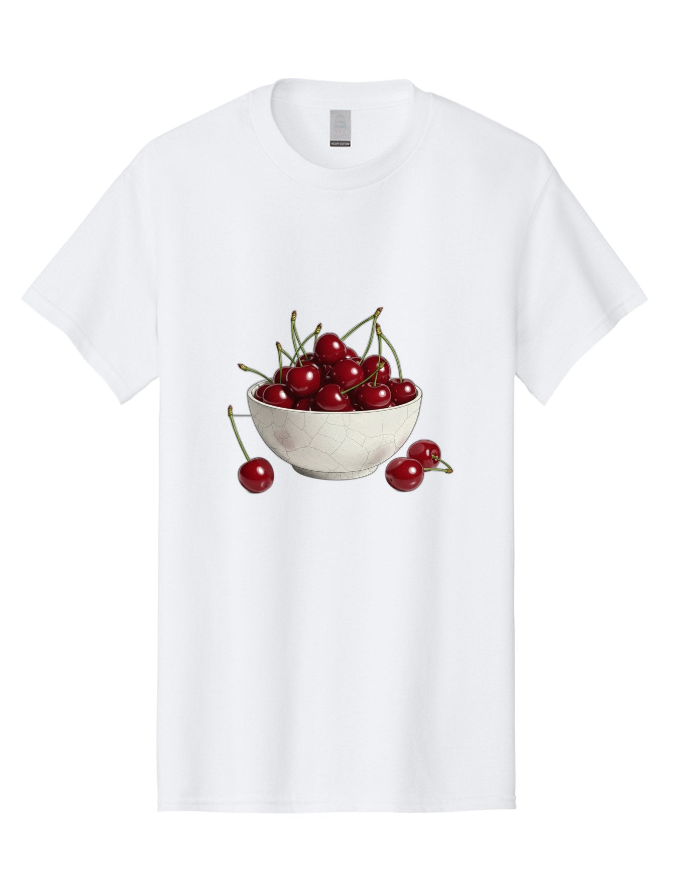 White-Bowl-With-Cherries Men'S Graphic Tee, 100% Cotton, Comfortable Casual Summer Wear, Machine Washable, Vintage Camera, Old Camera, Antique Camera, Black Camera, Classic Photography, Photography Equipment, Nostalgic Device, Film Camera, Baj309 3