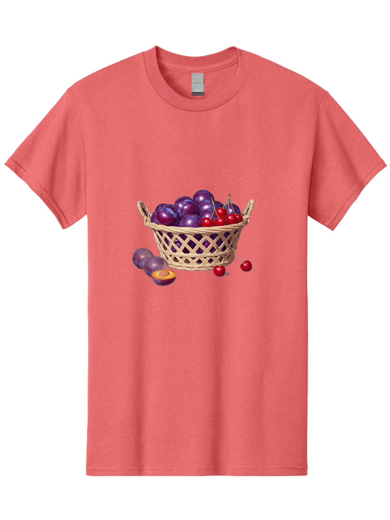 Wicker-Basket-Of-Plums-And-Cherries Men'S Graphic Tee, 100% Cotton, Comfortable Casual Summer Wear, Machine Washable, Vintage Camera, Old Camera, Antique Camera, Black Camera, Classic Photography, Photography Equipment, Nostalgic Device, Baj311 12