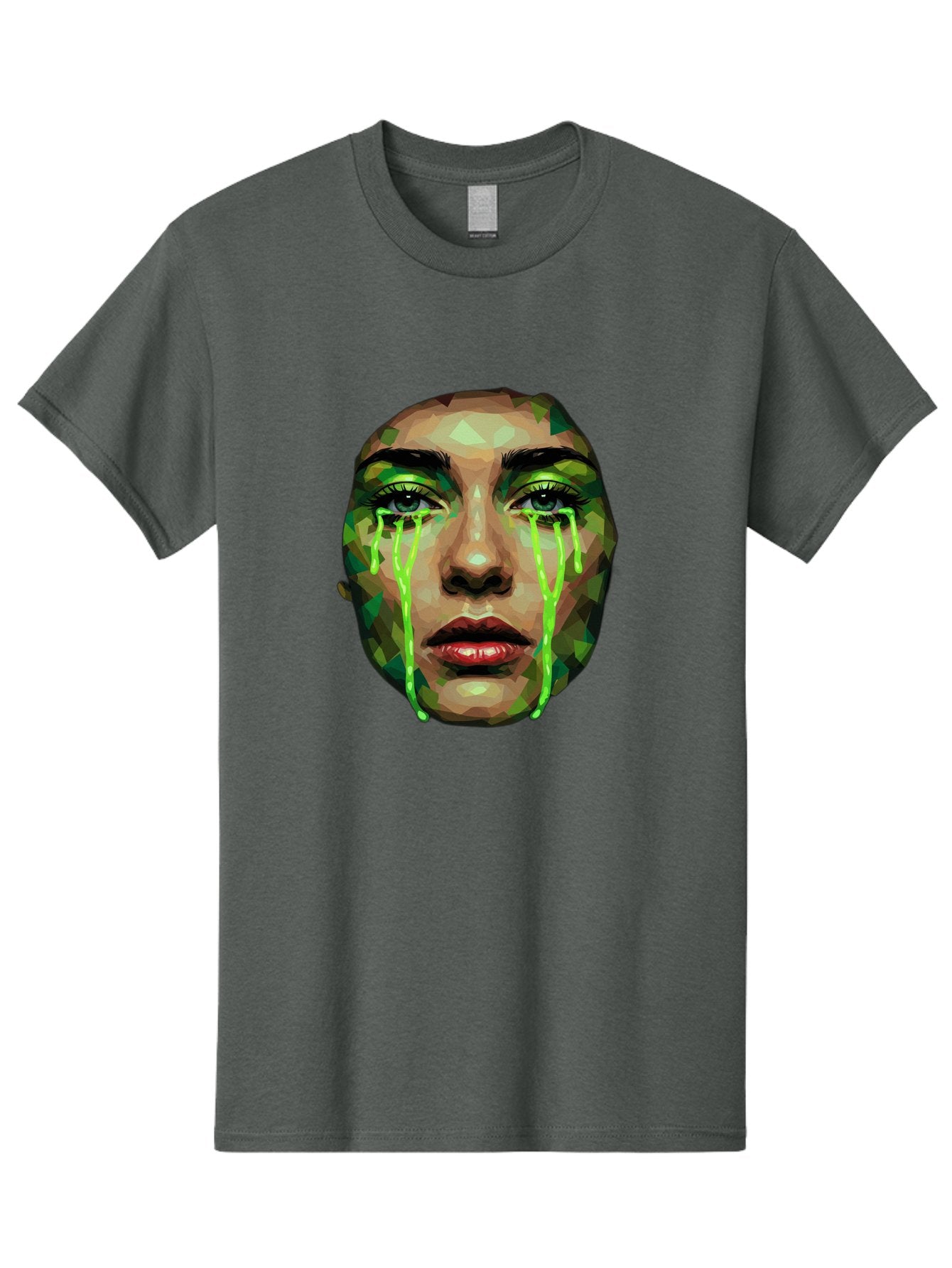 Woman-Crying-Green-Tears Men'S Graphic Tee, 100% Cotton, Comfortable Casual Summer Wear, Machine Washable, Vintage Camera, Old Camera, Antique Camera, Black Camera, Classic Photography, Photography Equipment, Nostalgic Device, Film Camera, Baj315 3