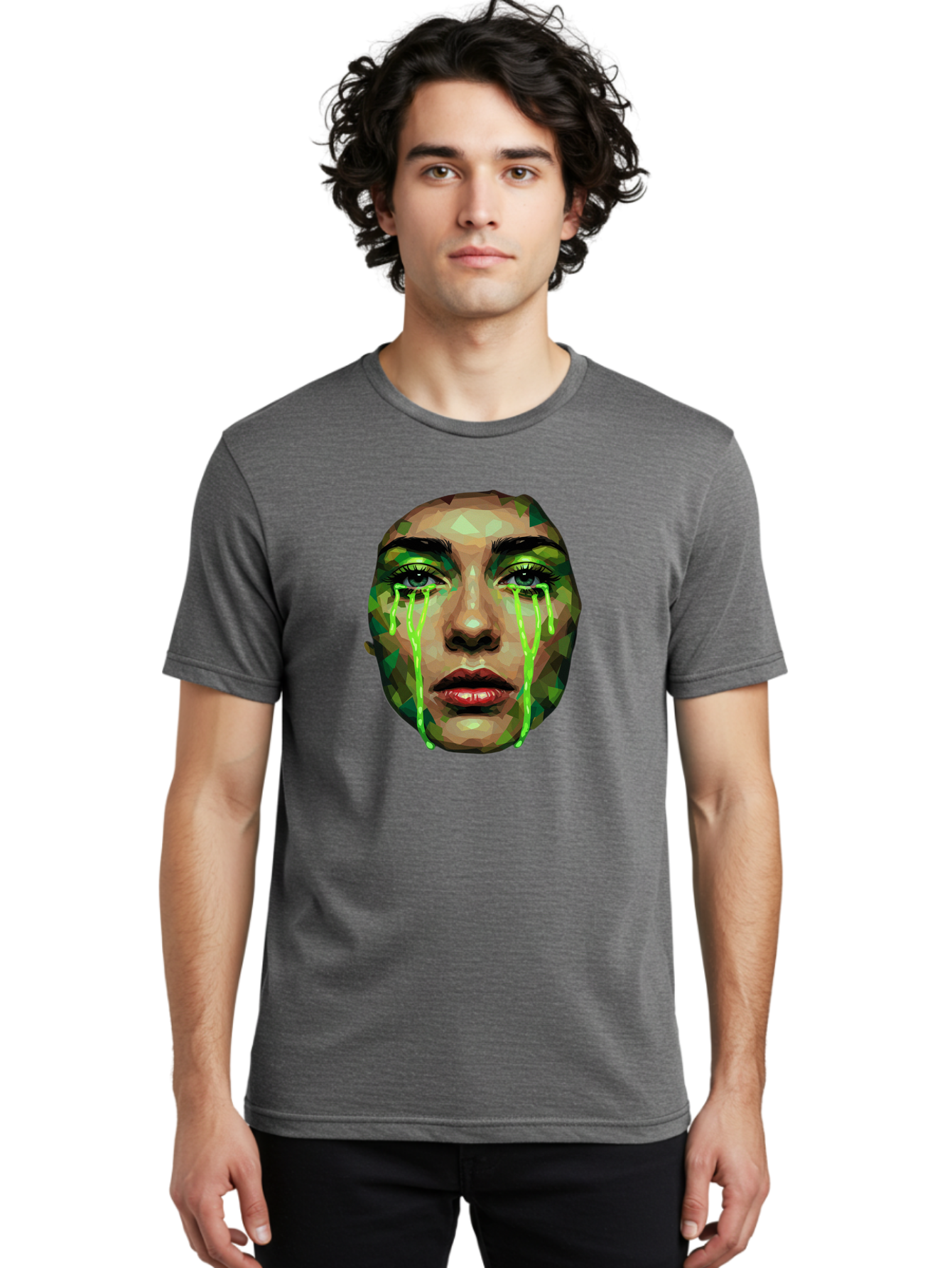 Woman-Crying-Green-Tears Men'S Graphic Tee, 100% Cotton, Comfortable Casual Summer Wear, Machine Washable, Vintage Camera, Old Camera, Antique Camera, Black Camera, Classic Photography, Photography Equipment, Nostalgic Device, Film Camera, Baj315 27