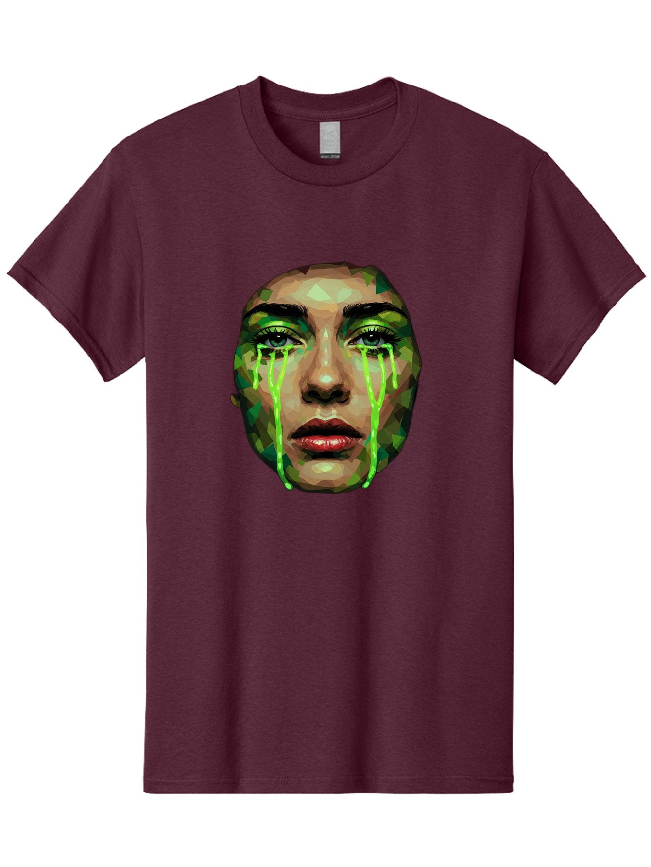 Woman-Crying-Green-Tears Men'S Graphic Tee, 100% Cotton, Comfortable Casual Summer Wear, Machine Washable, Vintage Camera, Old Camera, Antique Camera, Black Camera, Classic Photography, Photography Equipment, Nostalgic Device, Film Camera, Baj315 12