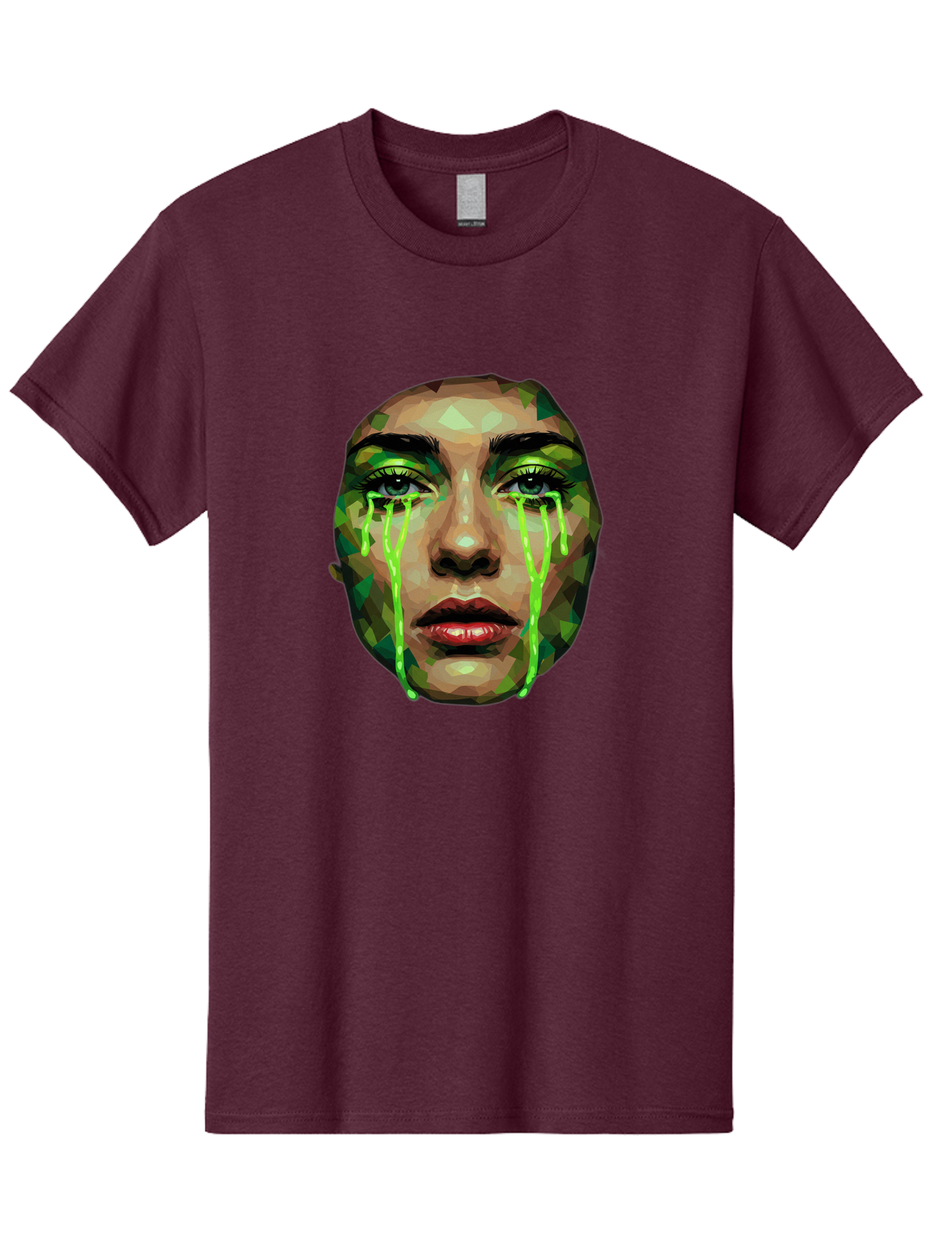 Woman-Crying-Green-Tears Men'S Graphic Tee, 100% Cotton, Comfortable Casual Summer Wear, Machine Washable, Vintage Camera, Old Camera, Antique Camera, Black Camera, Classic Photography, Photography Equipment, Nostalgic Device, Film Camera, Baj315 3