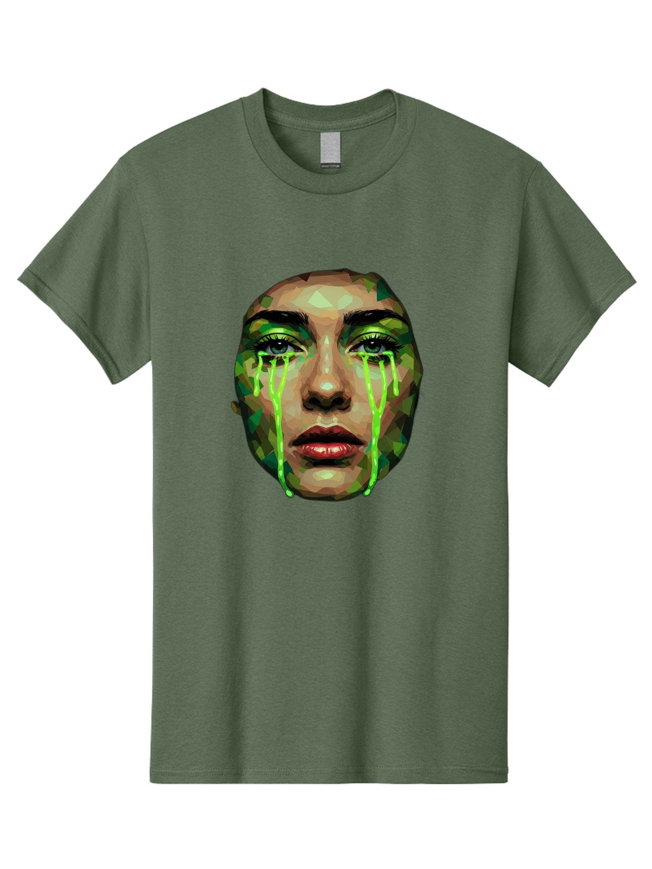 Woman-Crying-Green-Tears Men'S Graphic Tee, 100% Cotton, Comfortable Casual Summer Wear, Machine Washable, Vintage Camera, Old Camera, Antique Camera, Black Camera, Classic Photography, Photography Equipment, Nostalgic Device, Film Camera, Baj315 13