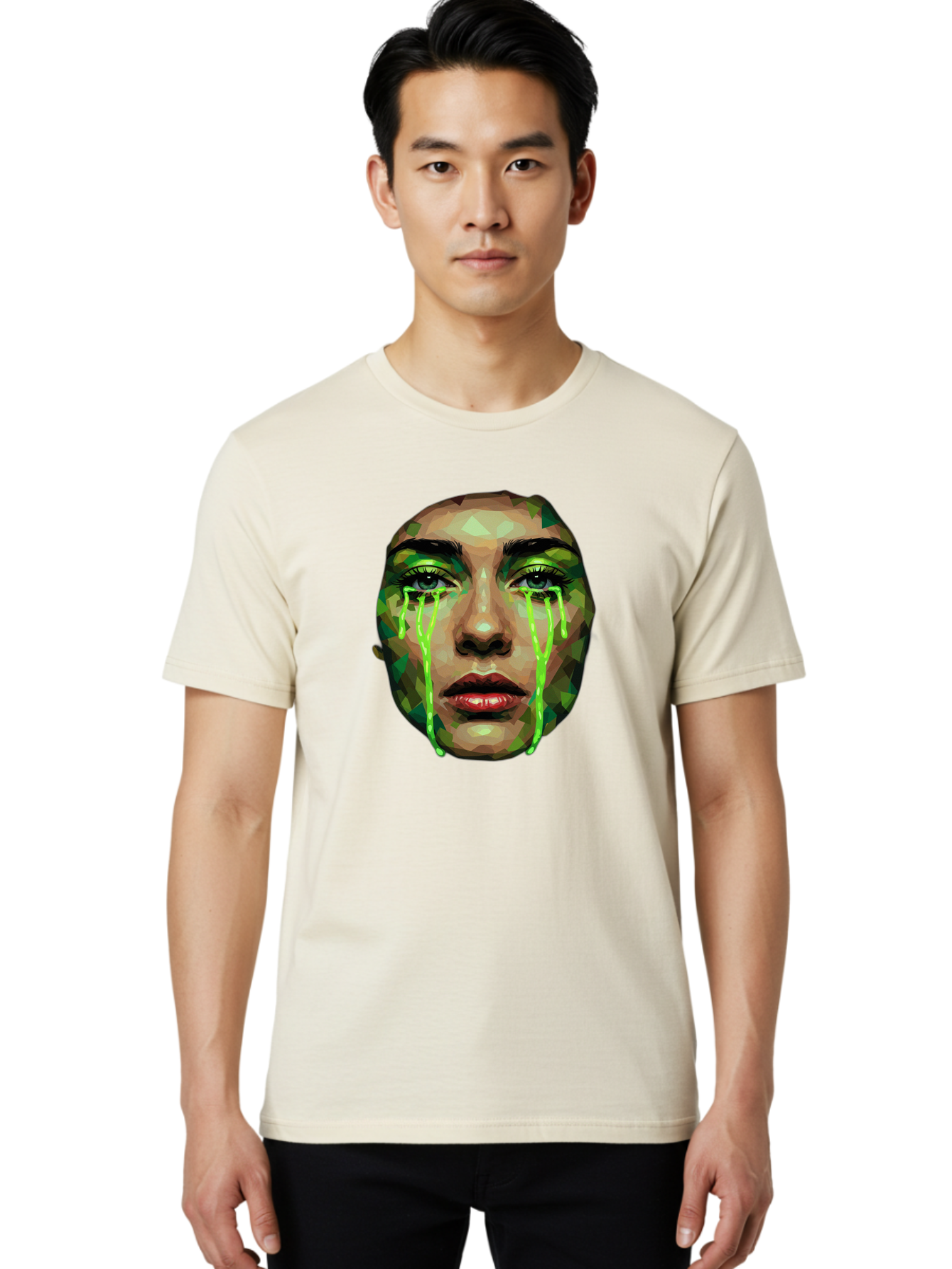 Woman-Crying-Green-Tears Men'S Graphic Tee, 100% Cotton, Comfortable Casual Summer Wear, Machine Washable, Vintage Camera, Old Camera, Antique Camera, Black Camera, Classic Photography, Photography Equipment, Nostalgic Device, Film Camera, Baj315 28