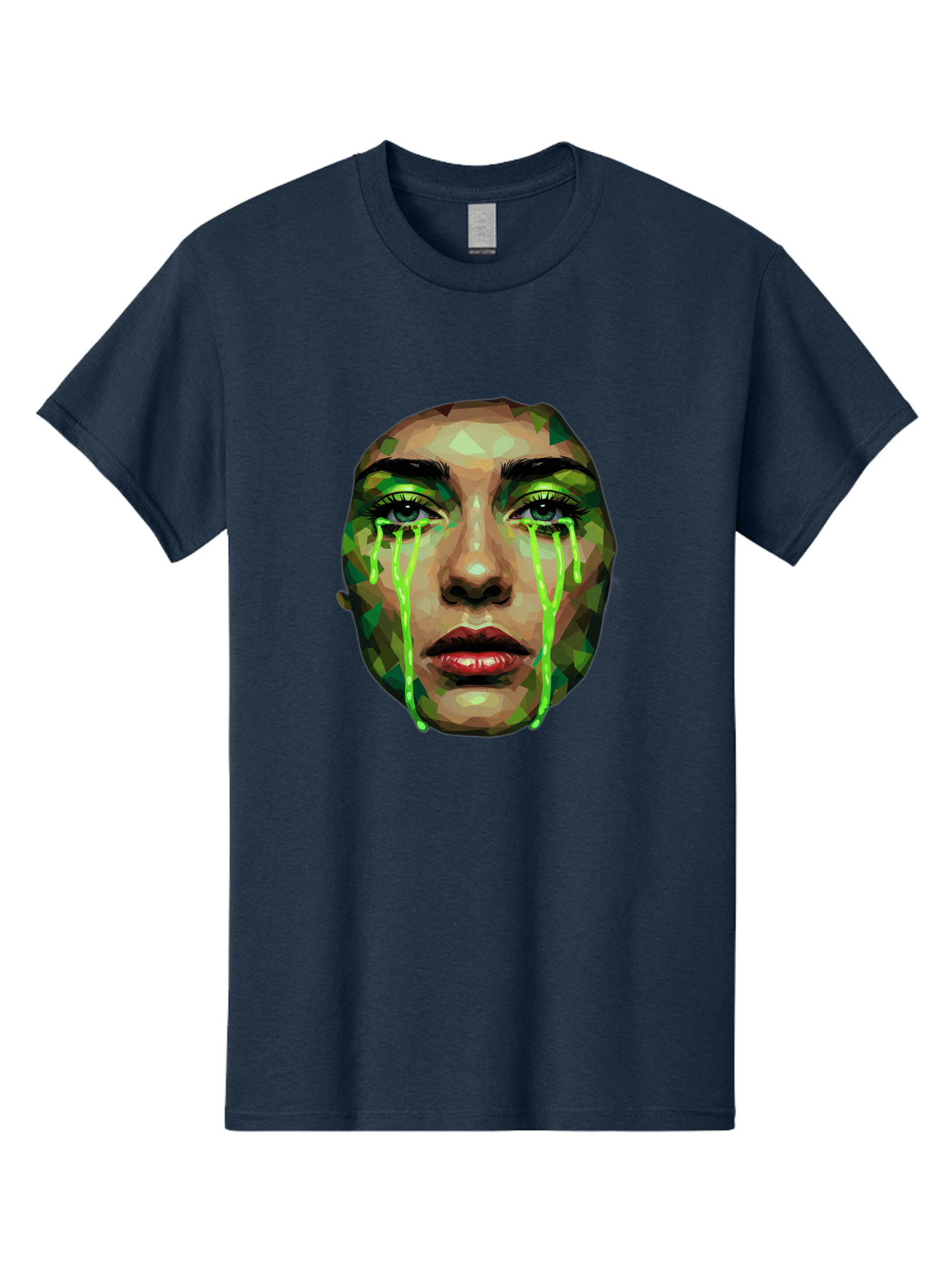 Woman-Crying-Green-Tears Men'S Graphic Tee, 100% Cotton, Comfortable Casual Summer Wear, Machine Washable, Vintage Camera, Old Camera, Antique Camera, Black Camera, Classic Photography, Photography Equipment, Nostalgic Device, Film Camera, Baj315 8