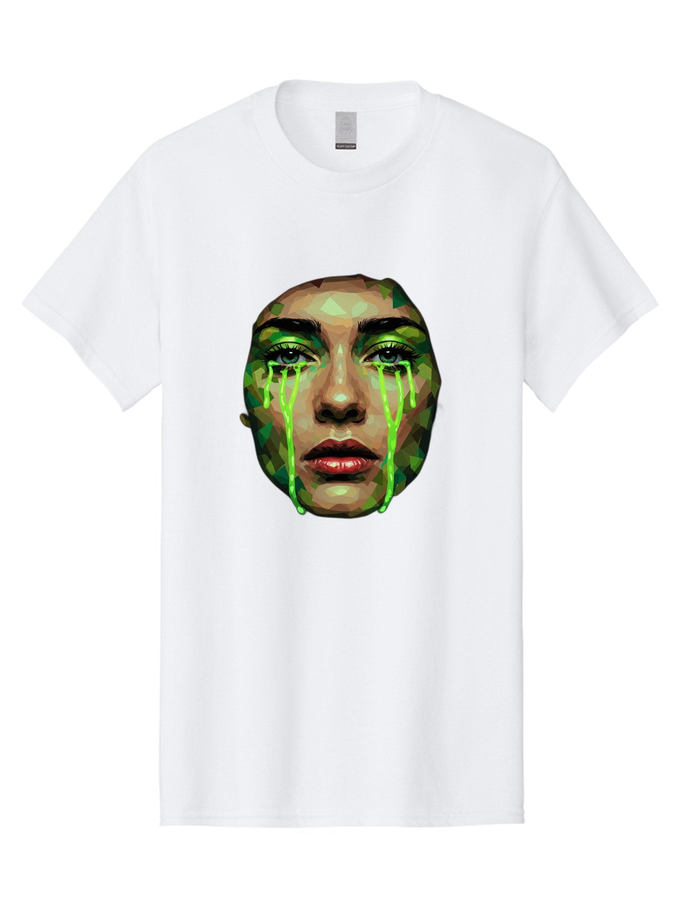 Woman-Crying-Green-Tears Men'S Graphic Tee, 100% Cotton, Comfortable Casual Summer Wear, Machine Washable, Vintage Camera, Old Camera, Antique Camera, Black Camera, Classic Photography, Photography Equipment, Nostalgic Device, Film Camera, Baj315 10