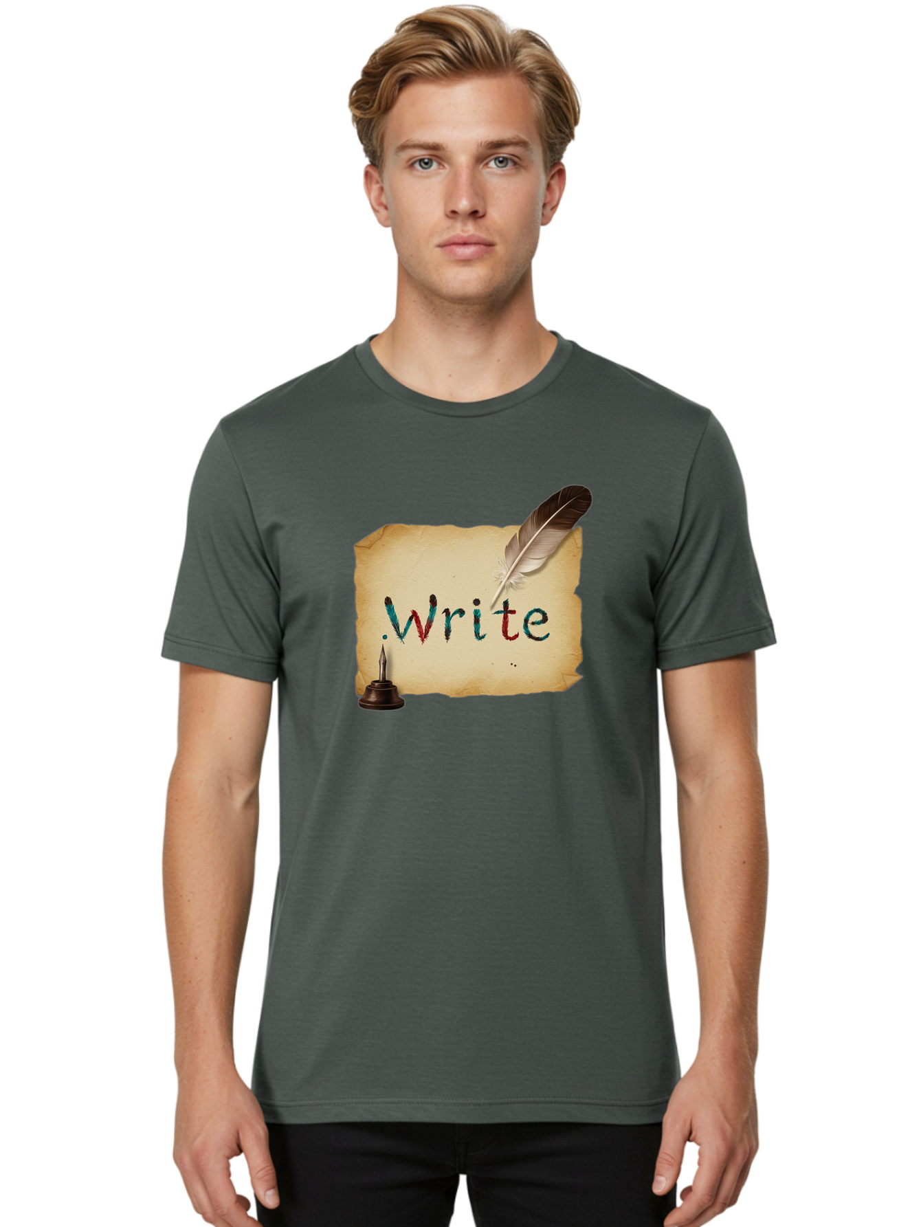 Write Men'S Graphic Tee, 100% Cotton, Comfortable Casual Summer Wear, Machine Washable, Vintage Camera, Old Camera, Antique Camera, Black Camera, Classic Photography, Photography Equipment, Nostalgic Device, Film Camera, Camera Art Baj316 21