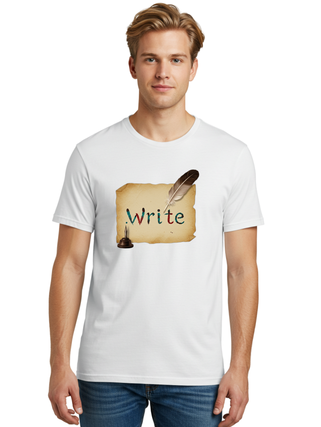 Write Men'S Graphic Tee, 100% Cotton, Comfortable Casual Summer Wear, Machine Washable, Vintage Camera, Old Camera, Antique Camera, Black Camera, Classic Photography, Photography Equipment, Nostalgic Device, Film Camera, Camera Art Baj316 24