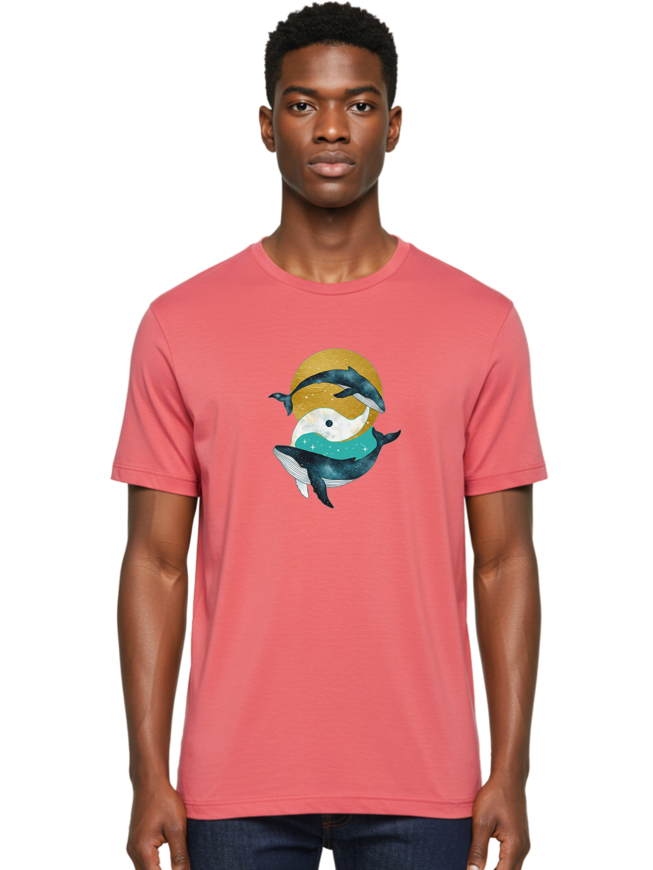 Yin-Yang-Dolphins Men'S Graphic Tee, 100% Cotton, Comfortable Casual Summer Wear, Machine Washable, Vintage Camera, Old Camera, Antique Camera, Black Camera, Classic Photography, Photography Equipment, Nostalgic Device, Film Camera, Camera Art Baj317 20