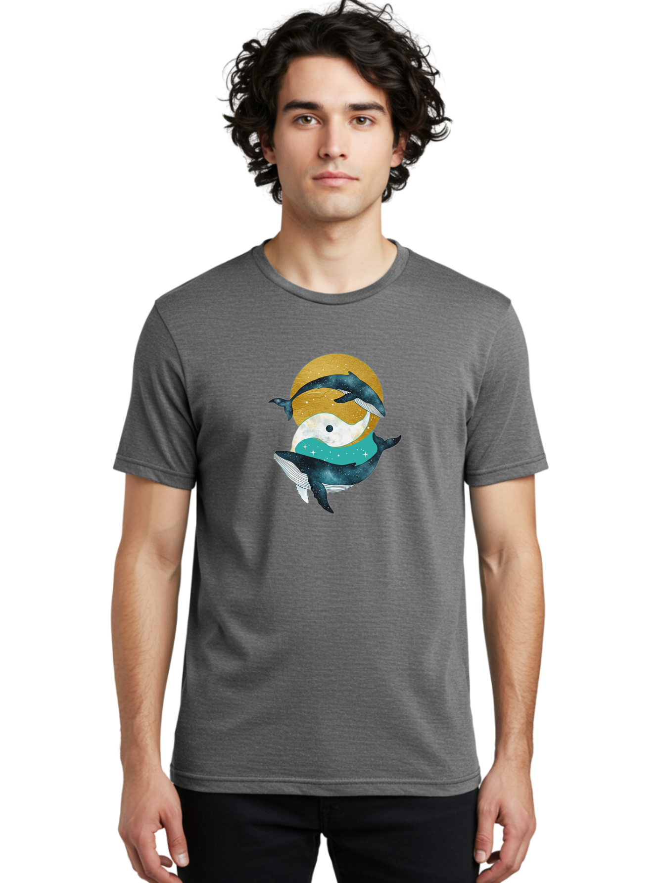 Yin-Yang-Dolphins Men'S Graphic Tee, 100% Cotton, Comfortable Casual Summer Wear, Machine Washable, Vintage Camera, Old Camera, Antique Camera, Black Camera, Classic Photography, Photography Equipment, Nostalgic Device, Film Camera, Camera Art Baj317 23