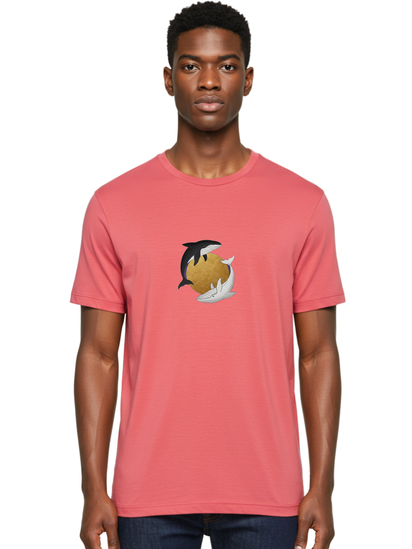 Yin-Yang-Whales Men'S Graphic Tee, 100% Cotton, Comfortable Casual Summer Wear, Machine Washable, Vintage Camera, Old Camera, Antique Camera, Black Camera, Classic Photography, Photography Equipment, Nostalgic Device, Film Camera, Camera Art Baj318 19