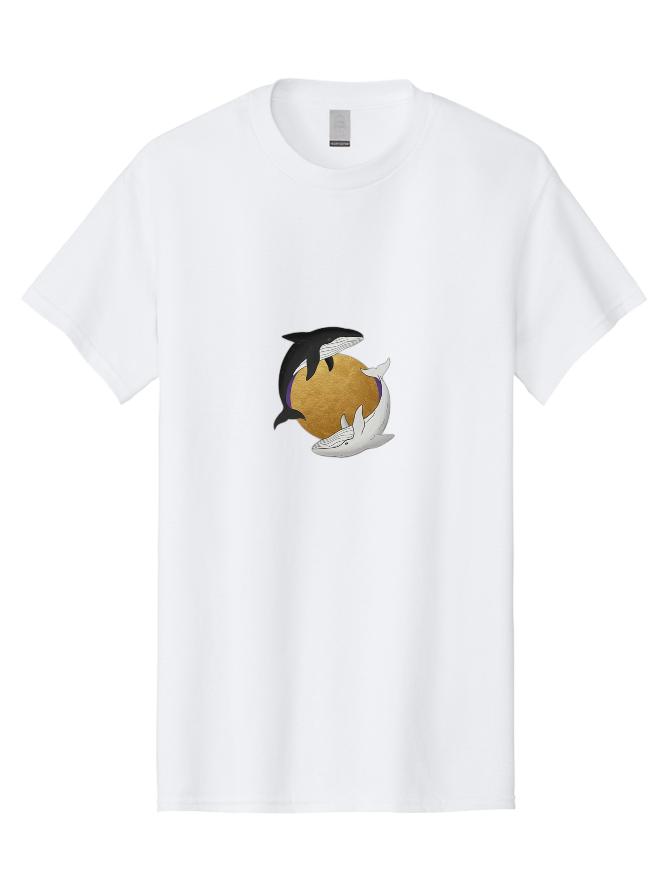 Yin-Yang-Whales Men'S Graphic Tee, 100% Cotton, Comfortable Casual Summer Wear, Machine Washable, Vintage Camera, Old Camera, Antique Camera, Black Camera, Classic Photography, Photography Equipment, Nostalgic Device, Film Camera, Camera Art Baj318 10