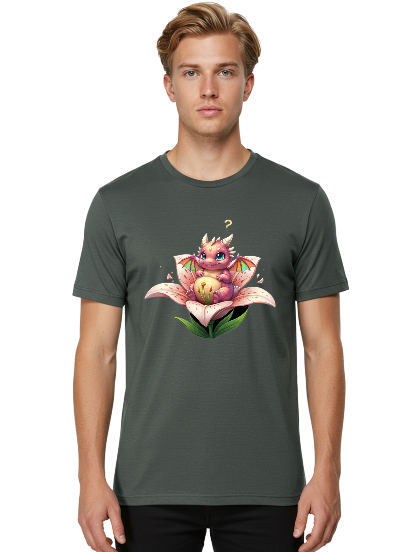 Baby-Dragon-On-Lily Men'S Graphic Tee, 100% Cotton, Comfortable Casual Summer Wear, Machine Washable, Vintage Camera, Old Camera, Antique Camera, Black Camera, Classic Photography, Photography Equipment, Nostalgic Device, Film Camera, Baj325 17