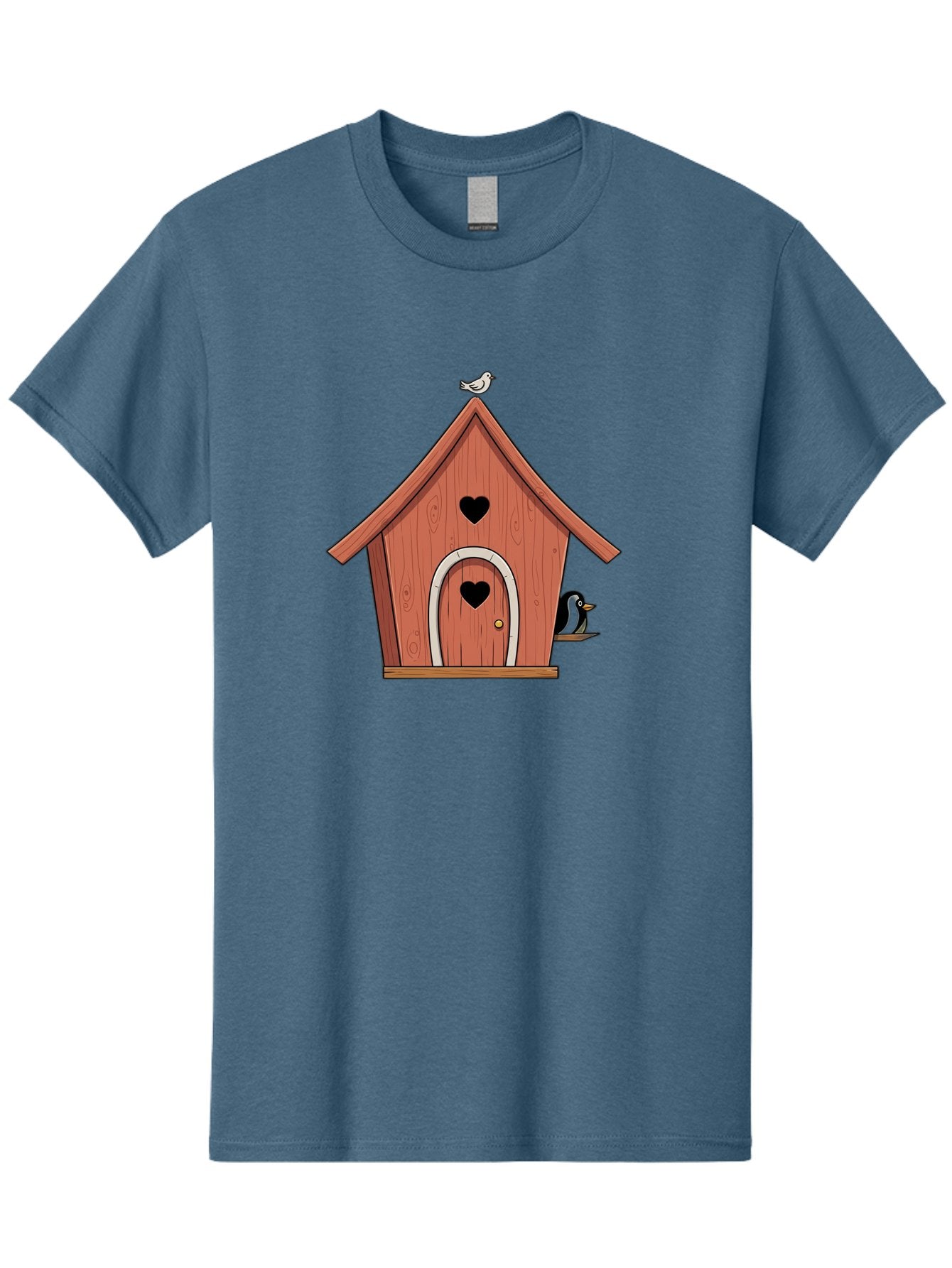 Birdhouse-With-Heart-Shaped-Windows Men'S Graphic Tee, 100% Cotton, Comfortable Casual Summer Wear, Machine Washable, Vintage Camera, Old Camera, Antique Camera, Black Camera, Classic Photography, Photography Equipment, Nostalgic Device, Baj328 10