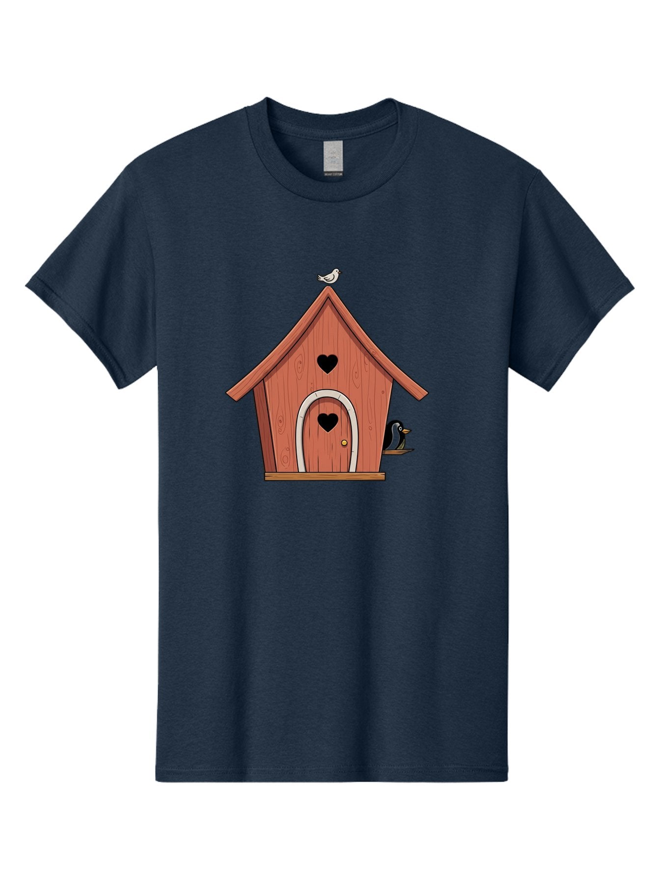 Birdhouse-With-Heart-Shaped-Windows Men'S Graphic Tee, 100% Cotton, Comfortable Casual Summer Wear, Machine Washable, Vintage Camera, Old Camera, Antique Camera, Black Camera, Classic Photography, Photography Equipment, Nostalgic Device, Baj328 7