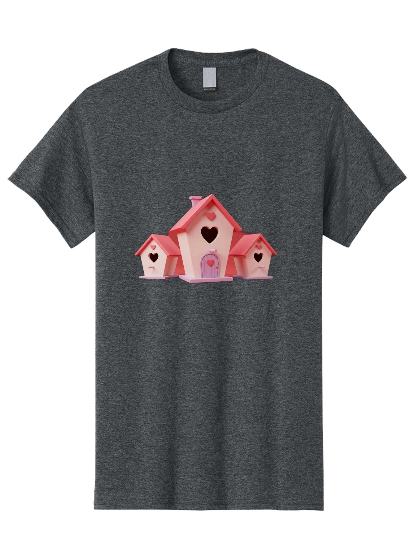 Birdhouses-With-Hearts Men'S Graphic Tee, 100% Cotton, Comfortable Casual Summer Wear, Machine Washable, Vintage Camera, Old Camera, Antique Camera, Black Camera, Classic Photography, Photography Equipment, Nostalgic Device, Film Camera, Baj331 3