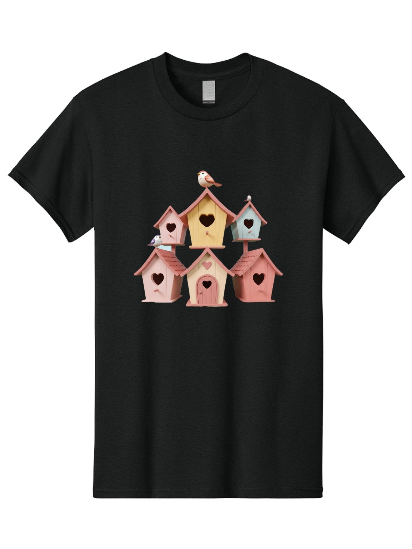 Birdhouses Men'S Graphic Tee, 100% Cotton, Comfortable Casual Summer Wear, Machine Washable, Vintage Camera, Old Camera, Antique Camera, Black Camera, Classic Photography, Photography Equipment, Nostalgic Device, Film Camera, Camera Art Baj332