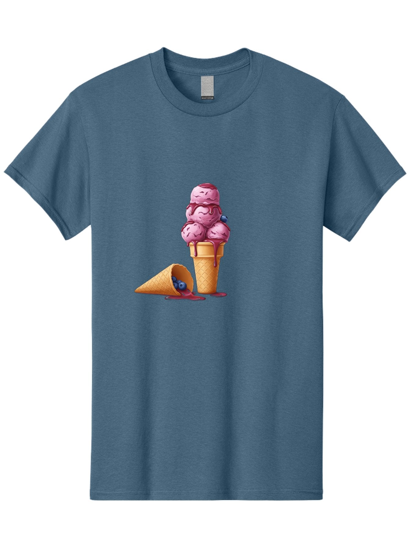 Blueberry-Ice-Cream Men'S Graphic Tee, 100% Cotton, Comfortable Casual Summer Wear, Machine Washable, Vintage Camera, Old Camera, Antique Camera, Black Camera, Classic Photography, Photography Equipment, Nostalgic Device, Film Camera, Baj338 12