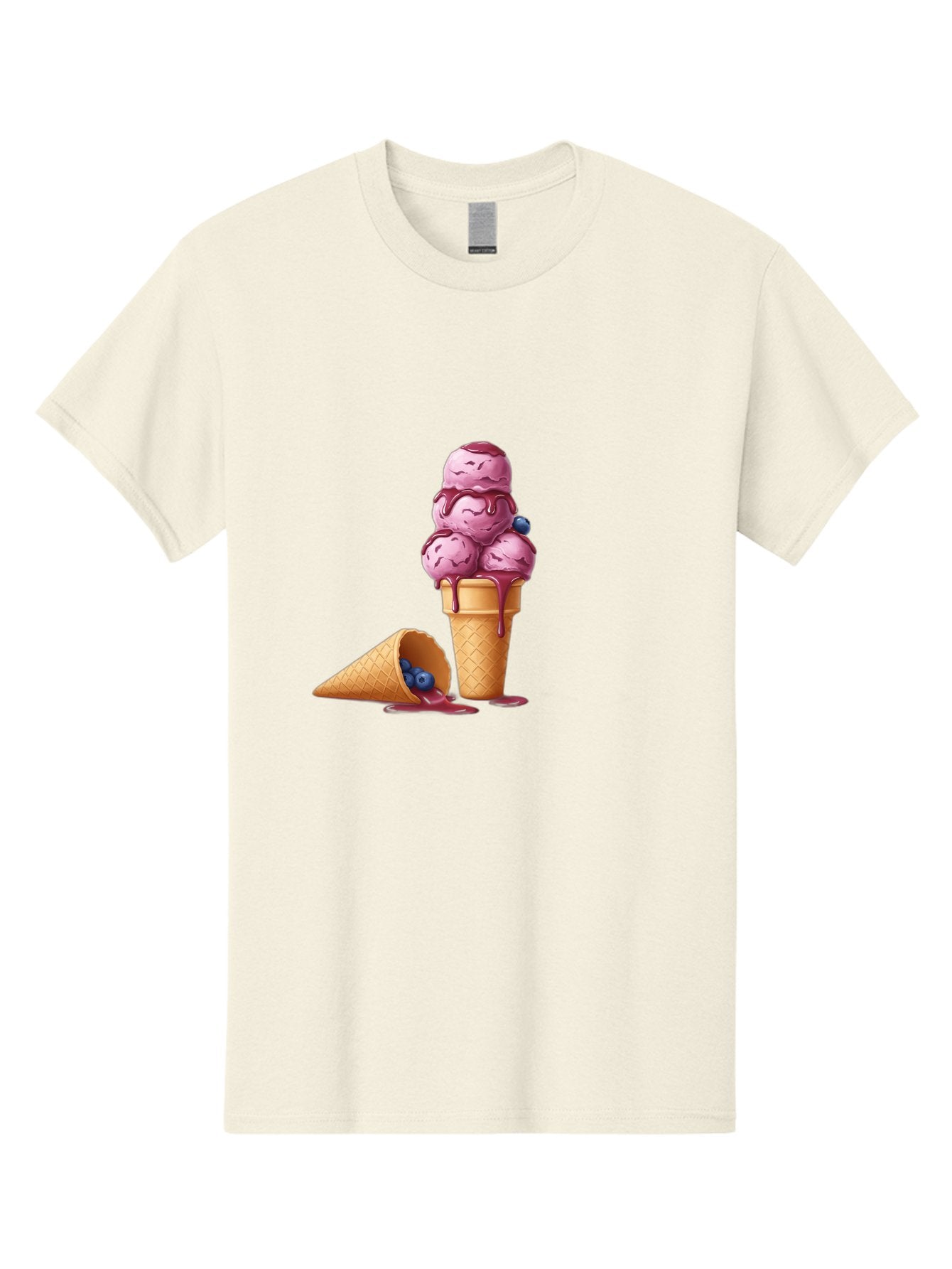 Blueberry-Ice-Cream Men'S Graphic Tee, 100% Cotton, Comfortable Casual Summer Wear, Machine Washable, Vintage Camera, Old Camera, Antique Camera, Black Camera, Classic Photography, Photography Equipment, Nostalgic Device, Film Camera, Baj338 7