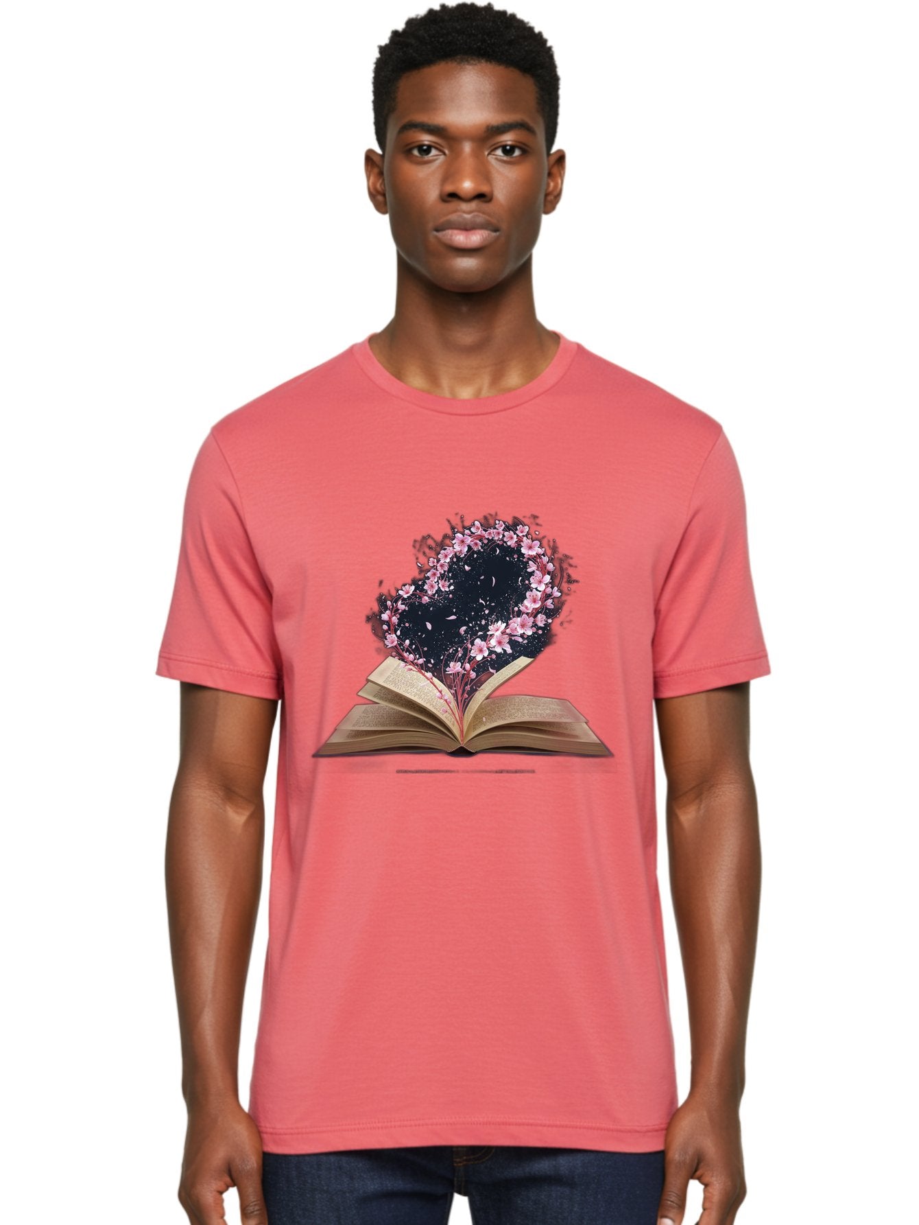 Book-With-Cherry-Blossom-Tree Men'S Graphic Tee, 100% Cotton, Comfortable Casual Summer Wear, Machine Washable, Vintage Camera, Old Camera, Antique Camera, Black Camera, Classic Photography, Photography Equipment, Nostalgic Device, Baj339 16