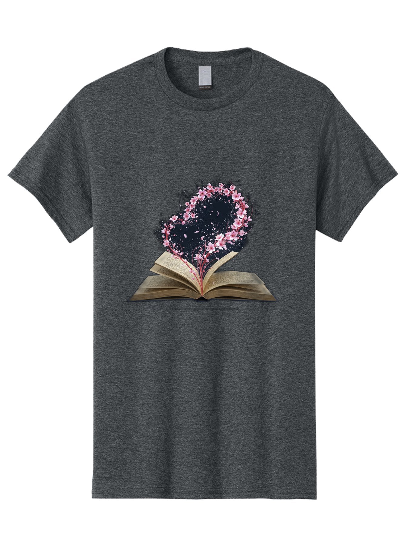 Book-With-Cherry-Blossom-Tree Men'S Graphic Tee, 100% Cotton, Comfortable Casual Summer Wear, Machine Washable, Vintage Camera, Old Camera, Antique Camera, Black Camera, Classic Photography, Photography Equipment, Nostalgic Device, Baj339 15
