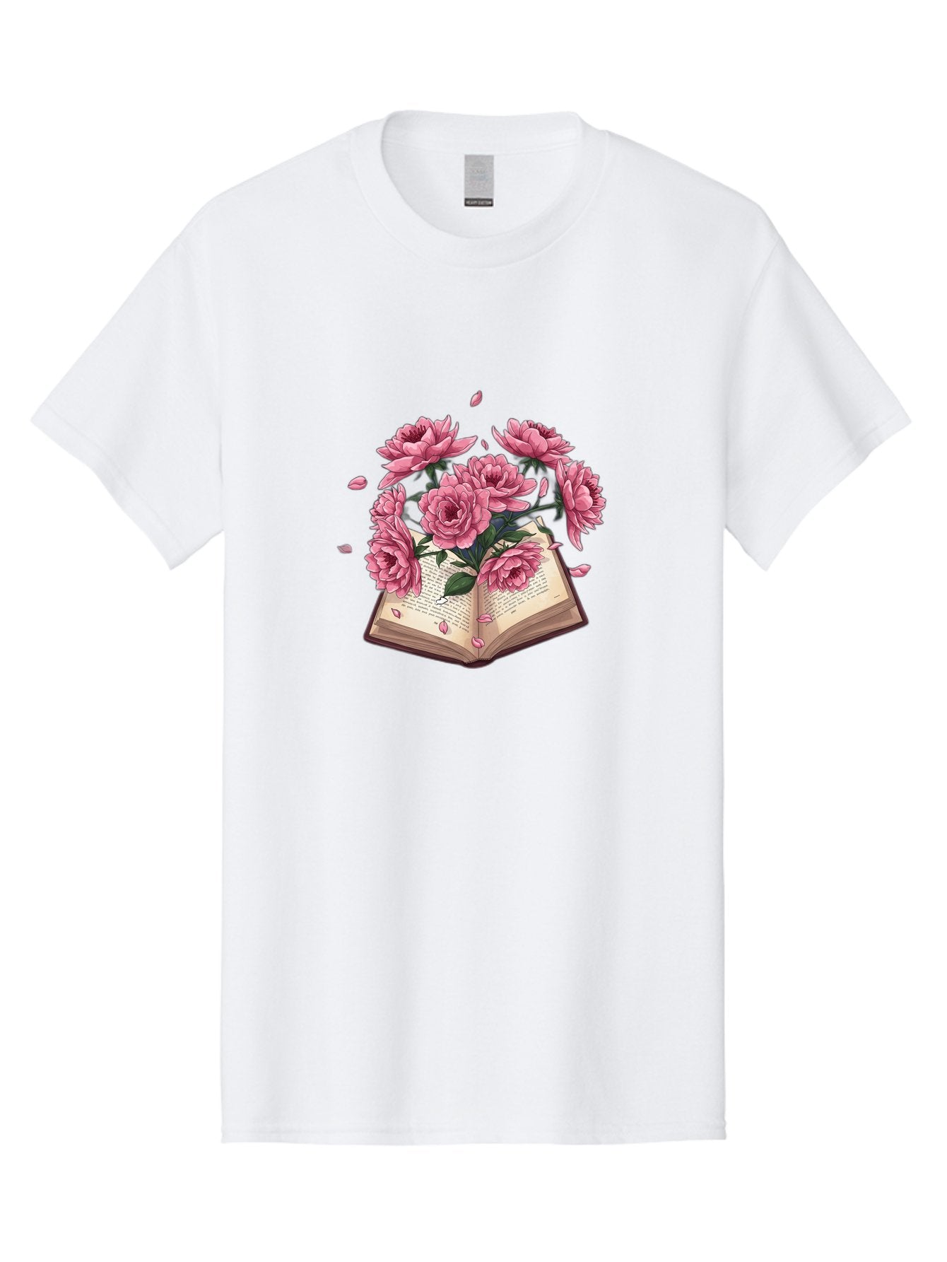 Book-With-Pink-Roses Men'S Graphic Tee, 100% Cotton, Comfortable Casual Summer Wear, Machine Washable, Vintage Camera, Old Camera, Antique Camera, Black Camera, Classic Photography, Photography Equipment, Nostalgic Device, Film Camera, Baj340 5
