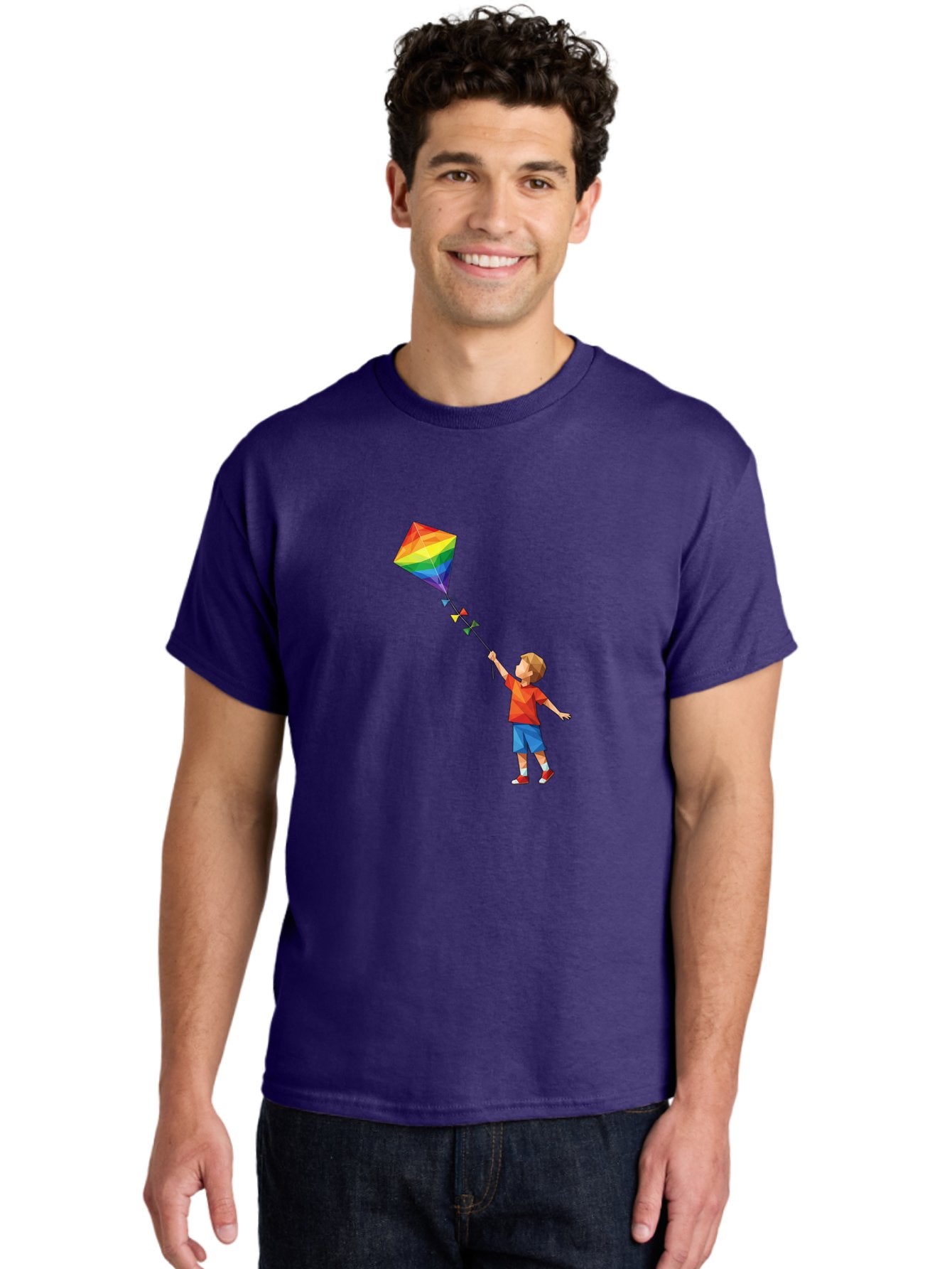 Boy-Flying-Kite Men'S Graphic Tee, 100% Cotton, Comfortable Casual Summer Wear, Machine Washable, Vintage Camera, Old Camera, Antique Camera, Black Camera, Classic Photography, Photography Equipment, Nostalgic Device, Film Camera, Camera Art Baj342 17