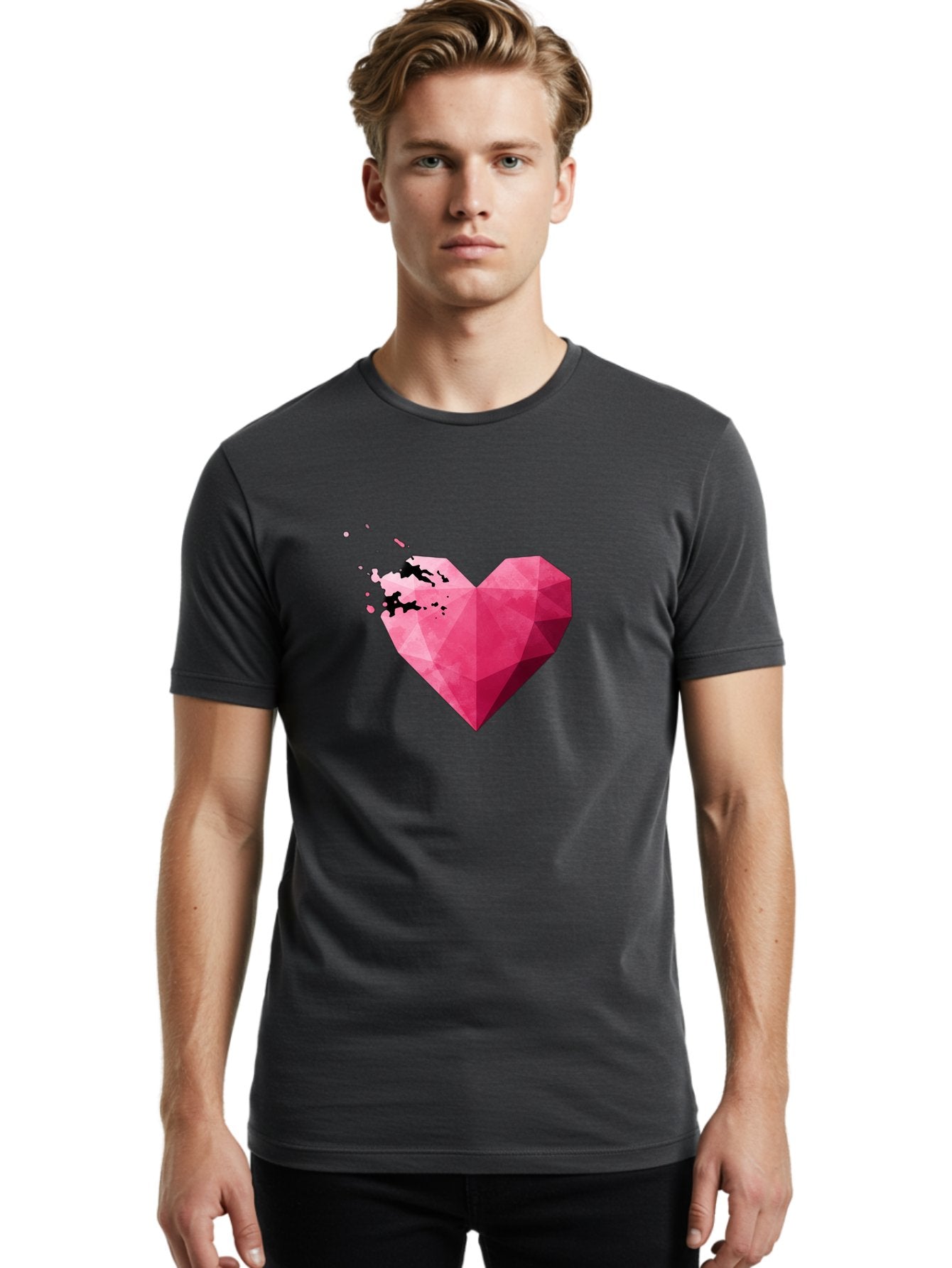 Broken-Heart-1 Men'S Graphic Tee, 100% Cotton, Comfortable Casual Summer Wear, Machine Washable, Vintage Camera, Old Camera, Antique Camera, Black Camera, Classic Photography, Photography Equipment, Nostalgic Device, Film Camera, Camera Art Baj343 17