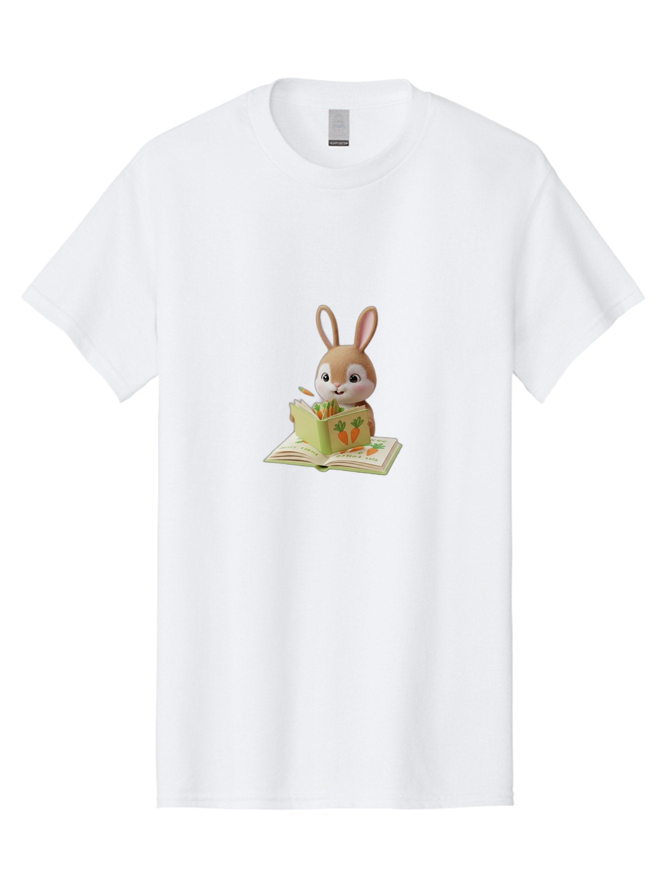 Bunny-Reading-Carrot-Book Men'S Graphic Tee, 100% Cotton, Comfortable Casual Summer Wear, Machine Washable, Vintage Camera, Old Camera, Antique Camera, Black Camera, Classic Photography, Photography Equipment, Nostalgic Device, Film Camera, Baj348