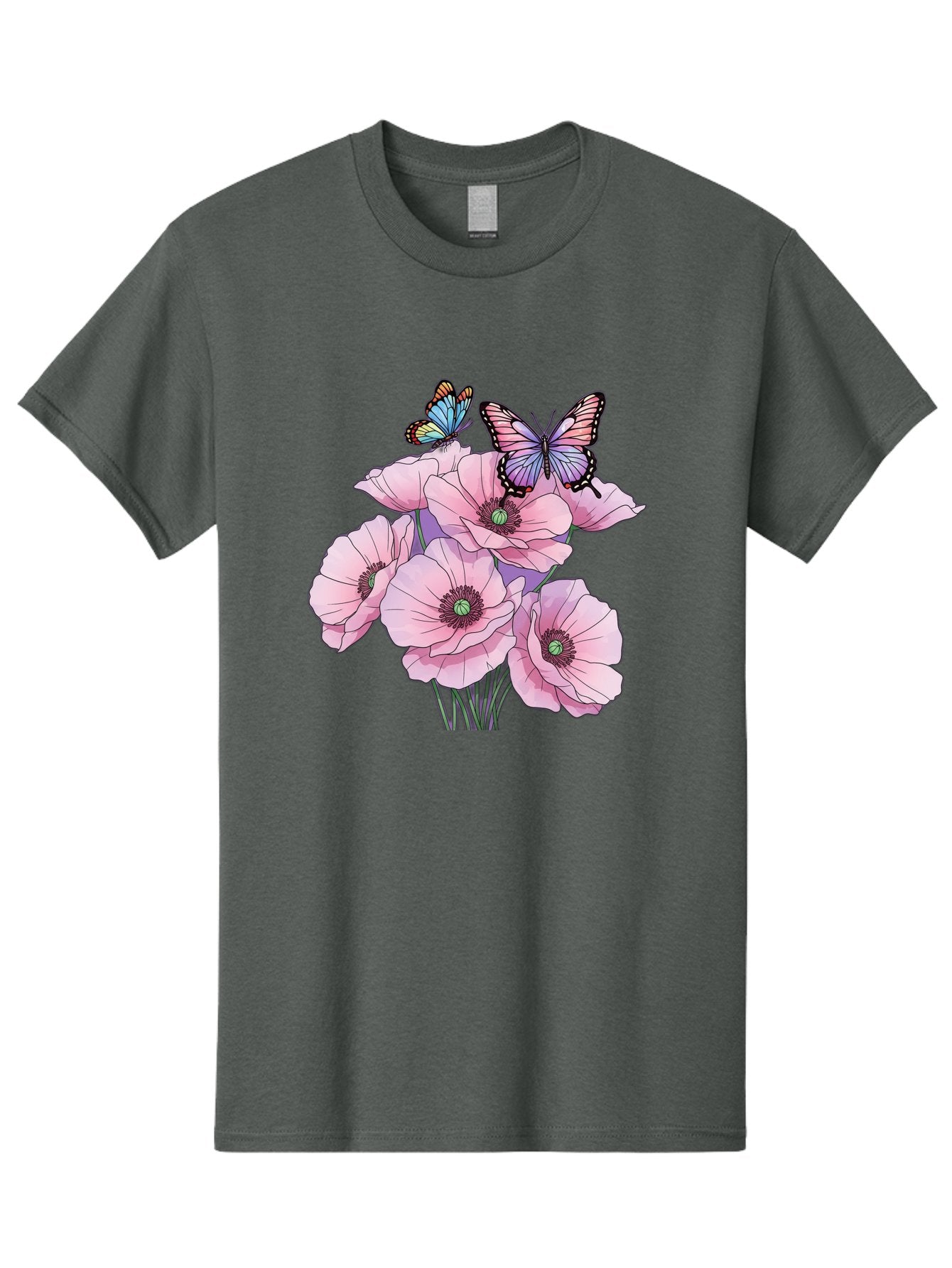 Butterflies-And-Poppies Men'S Graphic Tee, 100% Cotton, Comfortable Casual Summer Wear, Machine Washable, Vintage Camera, Old Camera, Antique Camera, Black Camera, Classic Photography, Photography Equipment, Nostalgic Device, Film Camera, Baj351 13