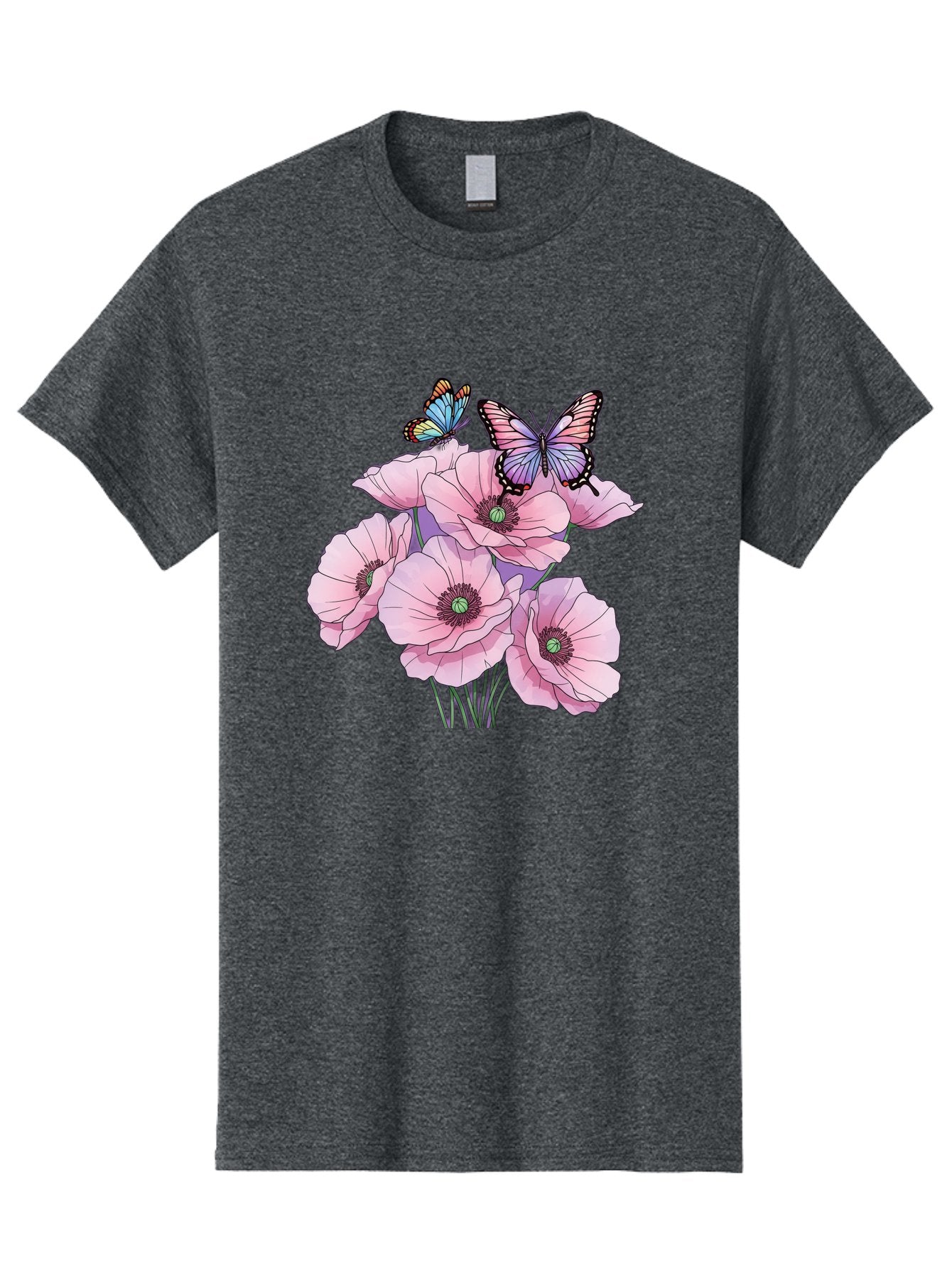 Butterflies-And-Poppies Men'S Graphic Tee, 100% Cotton, Comfortable Casual Summer Wear, Machine Washable, Vintage Camera, Old Camera, Antique Camera, Black Camera, Classic Photography, Photography Equipment, Nostalgic Device, Film Camera, Baj351 8
