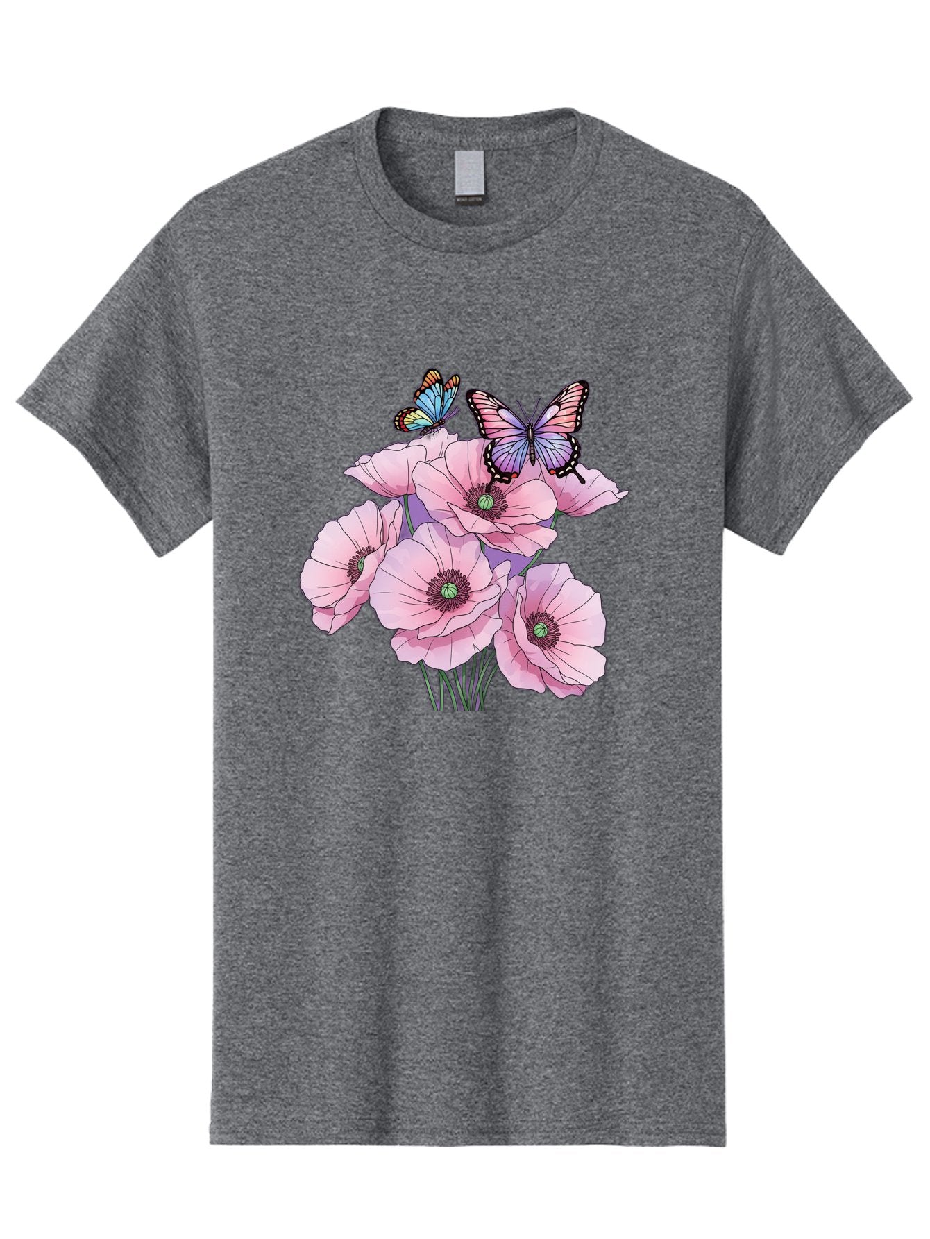 Butterflies-And-Poppies Men'S Graphic Tee, 100% Cotton, Comfortable Casual Summer Wear, Machine Washable, Vintage Camera, Old Camera, Antique Camera, Black Camera, Classic Photography, Photography Equipment, Nostalgic Device, Film Camera, Baj351 9
