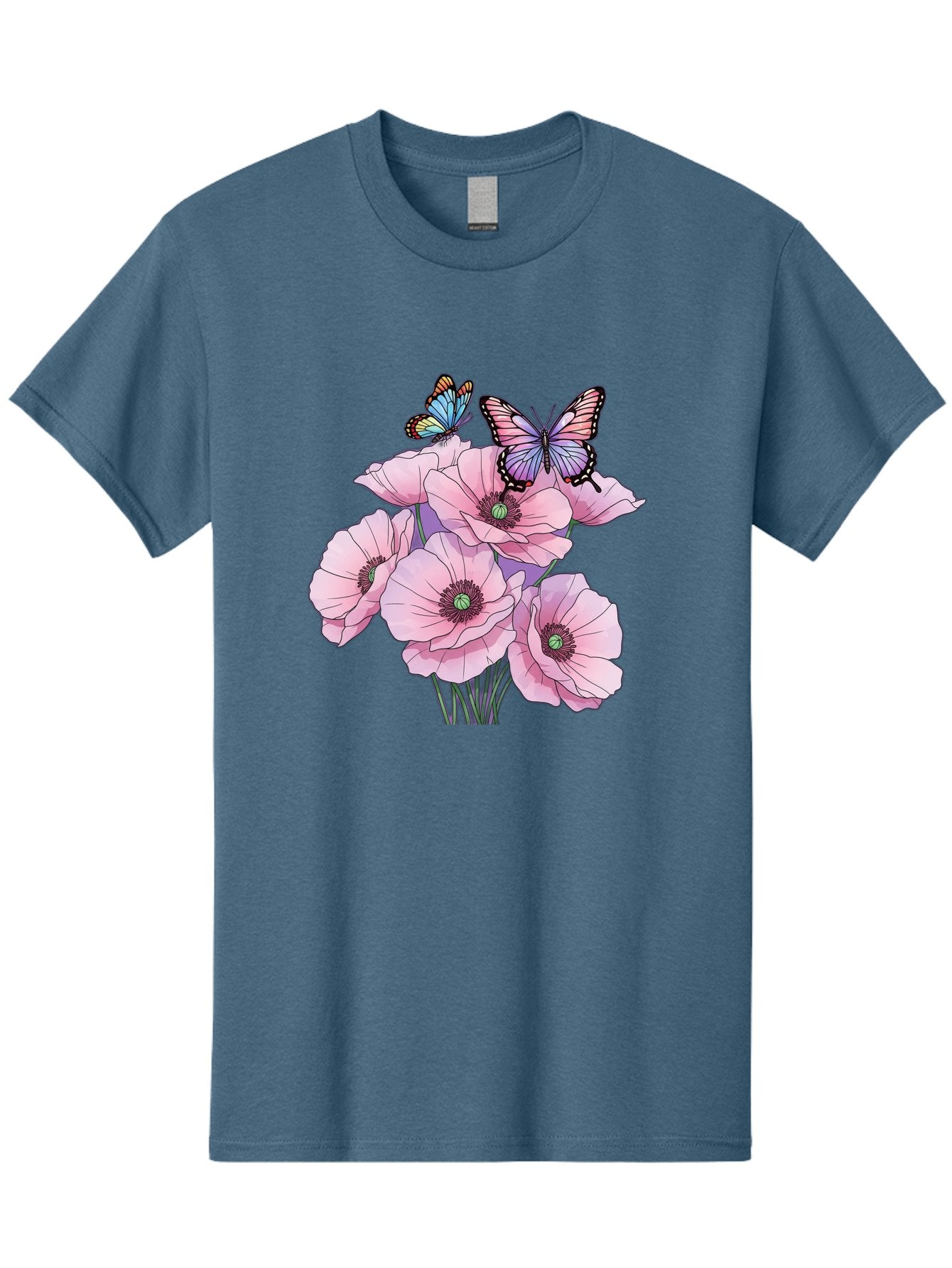 Butterflies-And-Poppies Men'S Graphic Tee, 100% Cotton, Comfortable Casual Summer Wear, Machine Washable, Vintage Camera, Old Camera, Antique Camera, Black Camera, Classic Photography, Photography Equipment, Nostalgic Device, Film Camera, Baj351 3