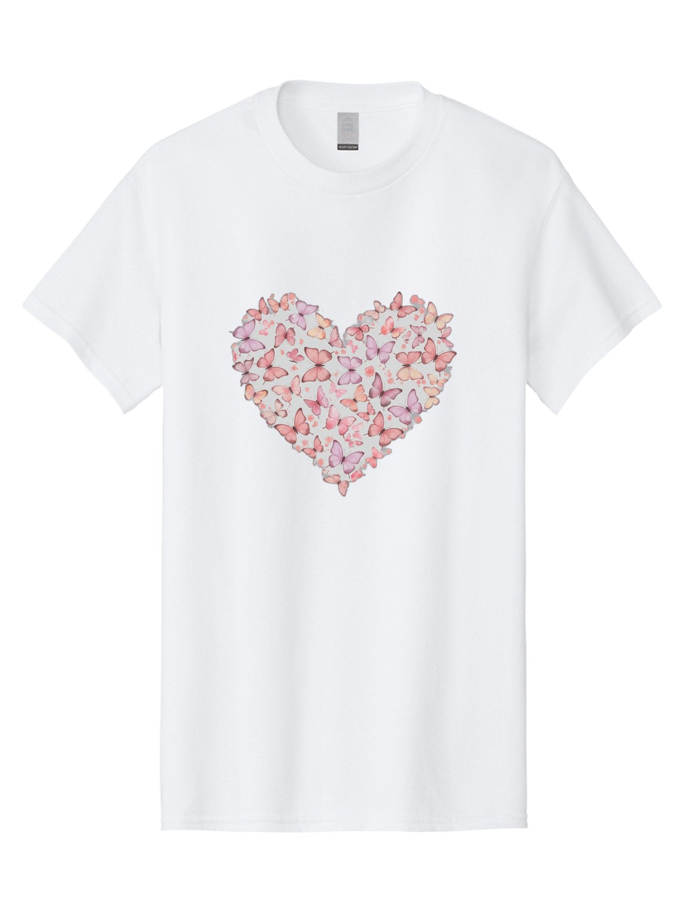 Butterflies-Heart-1 Men'S Graphic Tee, 100% Cotton, Comfortable Casual Summer Wear, Machine Washable, Vintage Camera, Old Camera, Antique Camera, Black Camera, Classic Photography, Photography Equipment, Nostalgic Device, Film Camera, Baj352