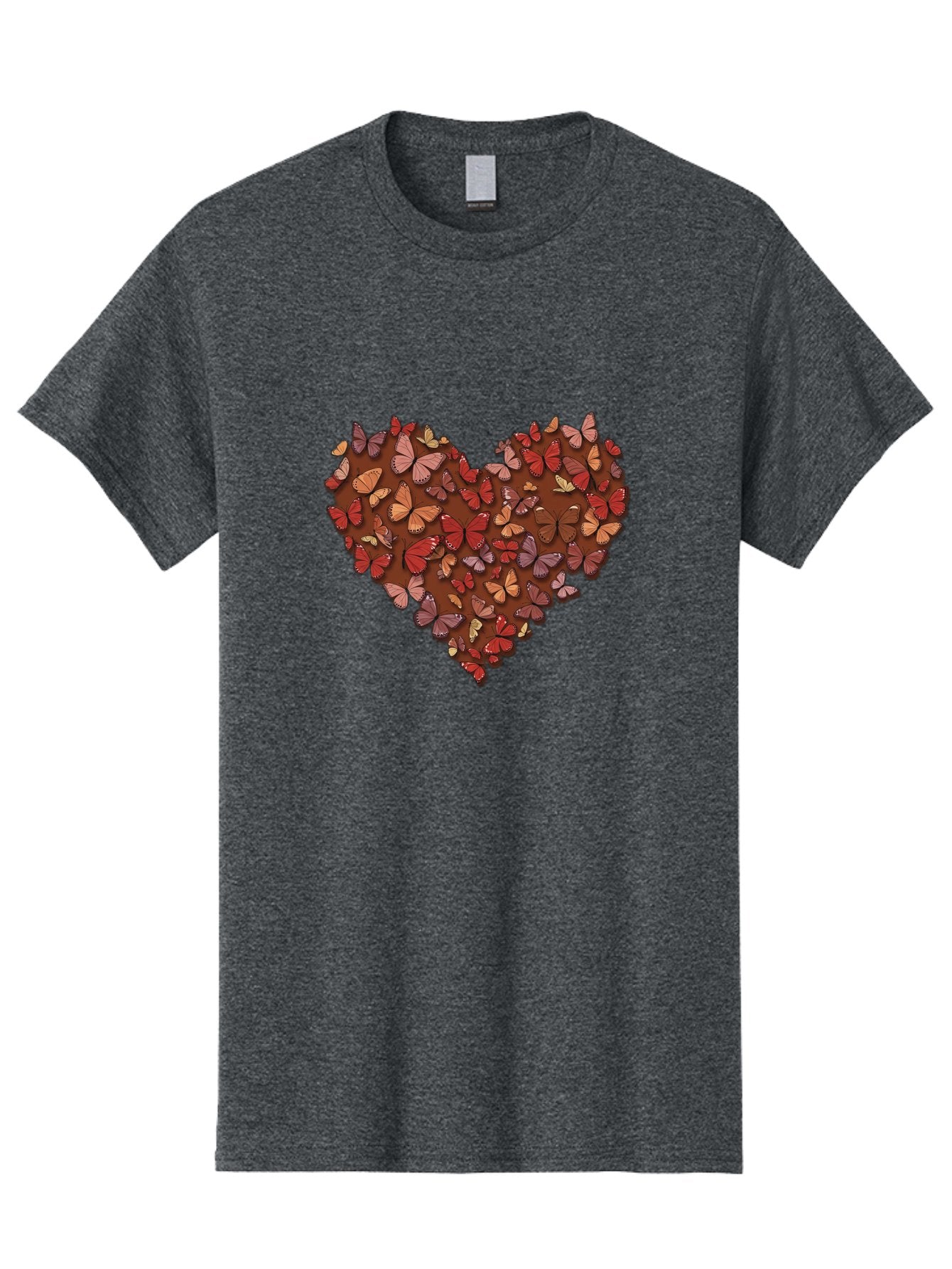 Butterflies-Heart-2 Men'S Graphic Tee, 100% Cotton, Comfortable Casual Summer Wear, Machine Washable, Vintage Camera, Old Camera, Antique Camera, Black Camera, Classic Photography, Photography Equipment, Nostalgic Device, Film Camera, Baj353 14