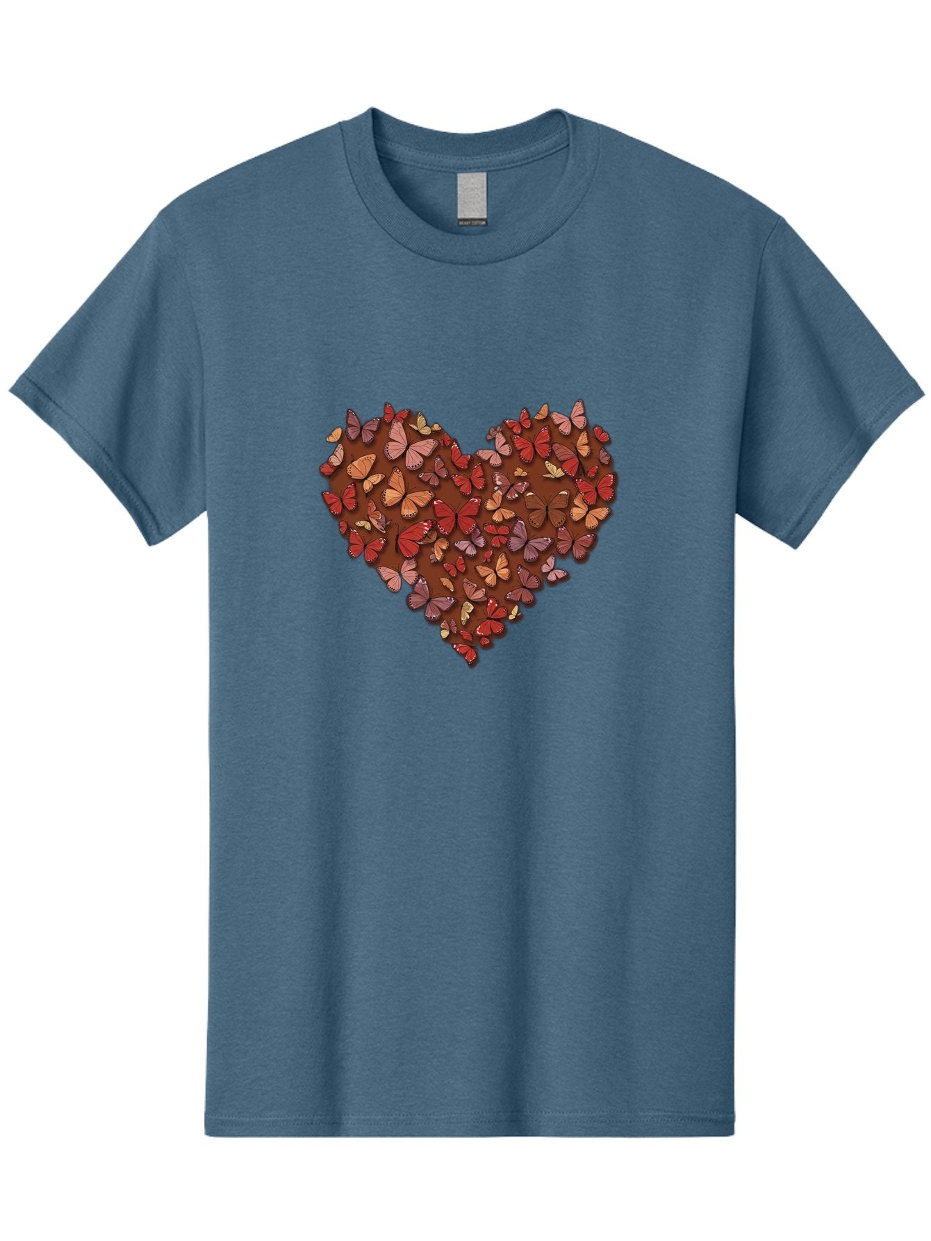 Butterflies-Heart-2 Men'S Graphic Tee, 100% Cotton, Comfortable Casual Summer Wear, Machine Washable, Vintage Camera, Old Camera, Antique Camera, Black Camera, Classic Photography, Photography Equipment, Nostalgic Device, Film Camera, Baj353 15