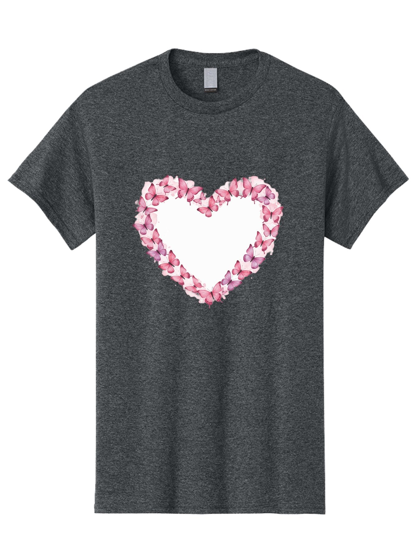 Butterflies-Heart Men'S Graphic Tee, 100% Cotton, Comfortable Casual Summer Wear, Machine Washable, Vintage Camera, Old Camera, Antique Camera, Black Camera, Classic Photography, Photography Equipment, Nostalgic Device, Film Camera, Camera Art Baj354 9