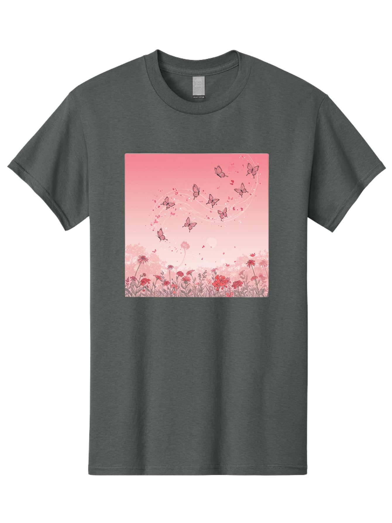 Butterflies-In-Flowers Men'S Graphic Tee, 100% Cotton, Comfortable Casual Summer Wear, Machine Washable, Vintage Camera, Old Camera, Antique Camera, Black Camera, Classic Photography, Photography Equipment, Nostalgic Device, Film Camera, Baj355 10