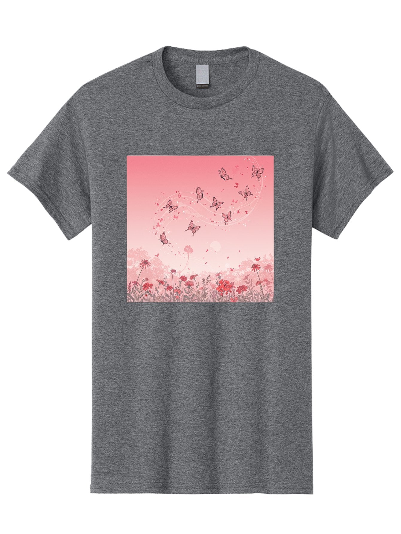 Butterflies-In-Flowers Men'S Graphic Tee, 100% Cotton, Comfortable Casual Summer Wear, Machine Washable, Vintage Camera, Old Camera, Antique Camera, Black Camera, Classic Photography, Photography Equipment, Nostalgic Device, Film Camera, Baj355 6