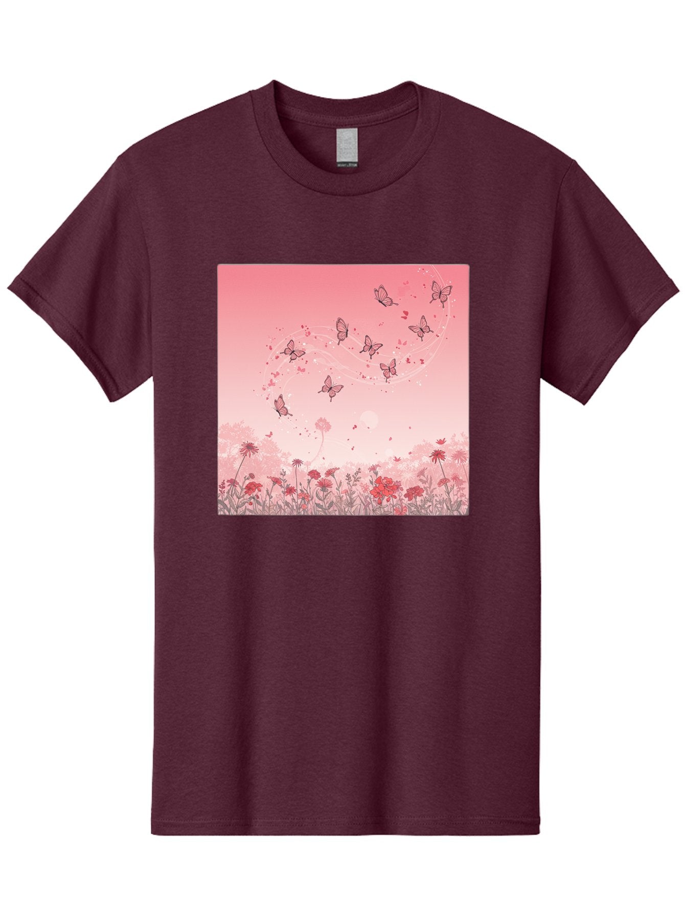 Butterflies-In-Flowers Men'S Graphic Tee, 100% Cotton, Comfortable Casual Summer Wear, Machine Washable, Vintage Camera, Old Camera, Antique Camera, Black Camera, Classic Photography, Photography Equipment, Nostalgic Device, Film Camera, Baj355 5