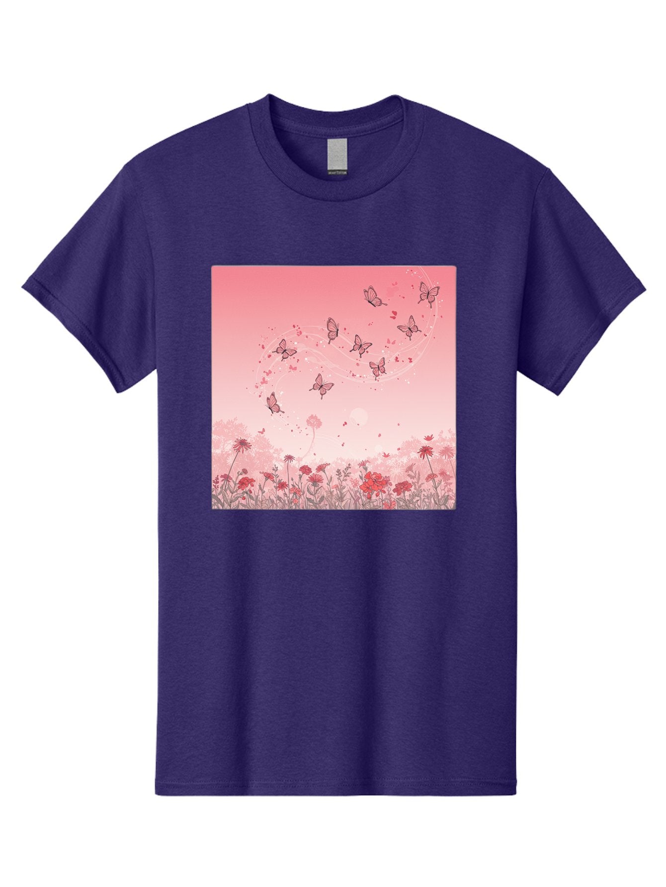 Butterflies-In-Flowers Men'S Graphic Tee, 100% Cotton, Comfortable Casual Summer Wear, Machine Washable, Vintage Camera, Old Camera, Antique Camera, Black Camera, Classic Photography, Photography Equipment, Nostalgic Device, Film Camera, Baj355 3