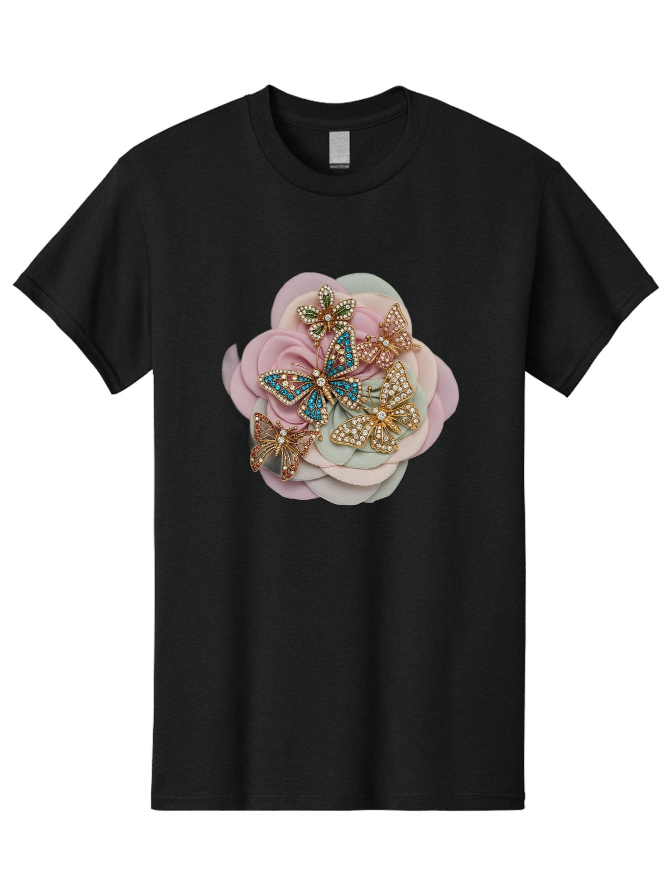 Butterfly-Brooch Men'S Graphic Tee, 100% Cotton, Comfortable Casual Summer Wear, Machine Washable, Vintage Camera, Old Camera, Antique Camera, Black Camera, Classic Photography, Photography Equipment, Nostalgic Device, Film Camera, Camera Art Baj356 13