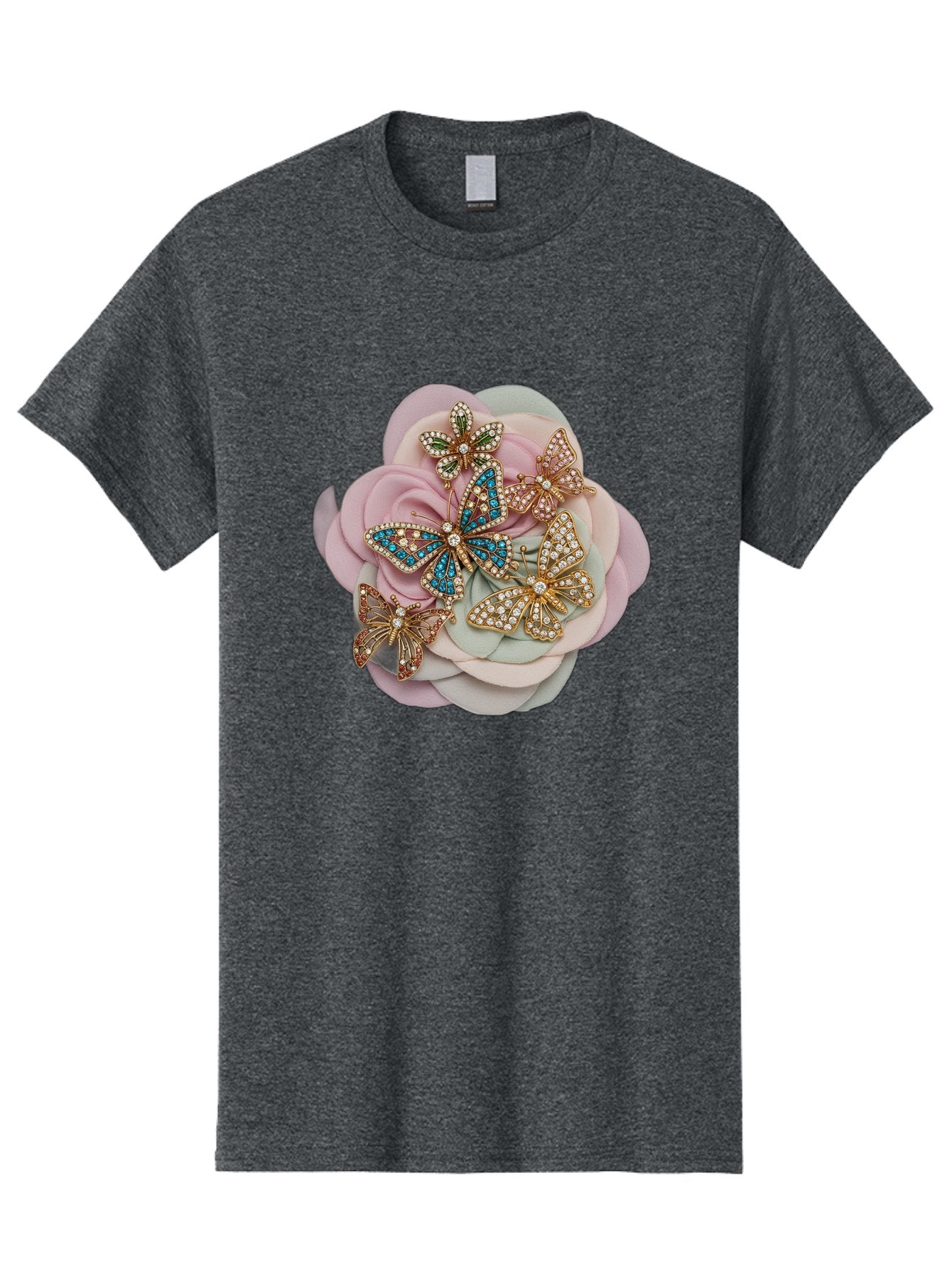 Butterfly-Brooch Men'S Graphic Tee, 100% Cotton, Comfortable Casual Summer Wear, Machine Washable, Vintage Camera, Old Camera, Antique Camera, Black Camera, Classic Photography, Photography Equipment, Nostalgic Device, Film Camera, Camera Art Baj356 8