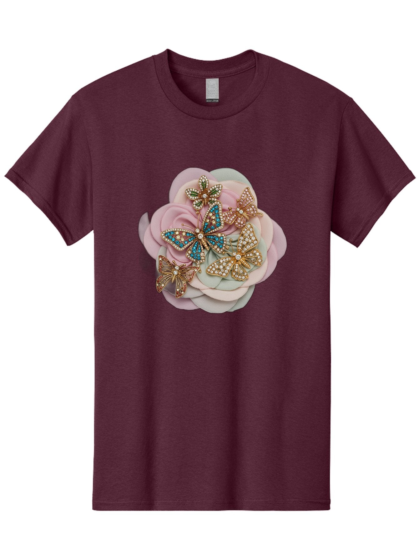 Butterfly-Brooch Men'S Graphic Tee, 100% Cotton, Comfortable Casual Summer Wear, Machine Washable, Vintage Camera, Old Camera, Antique Camera, Black Camera, Classic Photography, Photography Equipment, Nostalgic Device, Film Camera, Camera Art Baj356 15