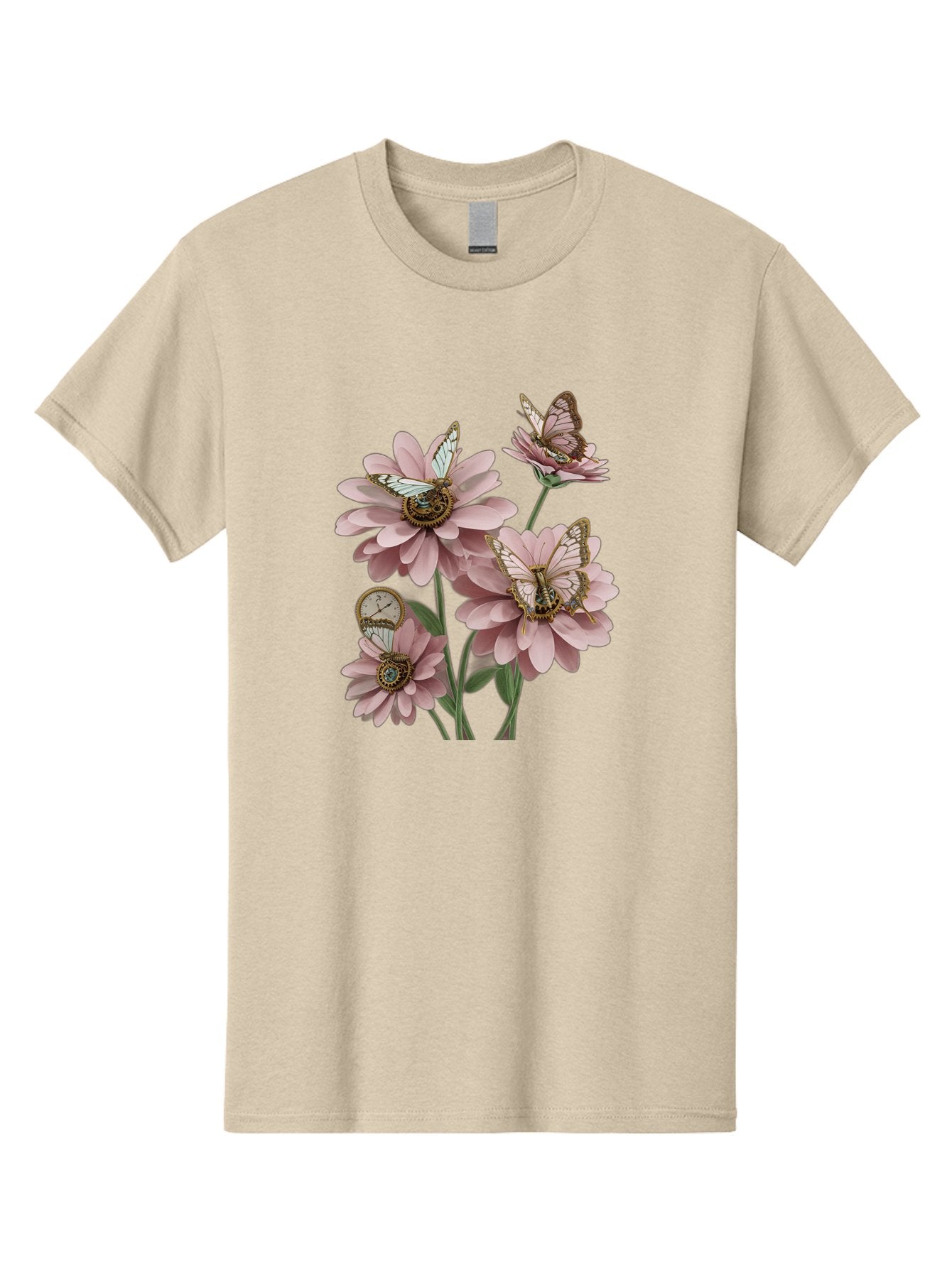 Butterfly-Flowers Men'S Graphic Tee, 100% Cotton, Comfortable Casual Summer Wear, Machine Washable, Vintage Camera, Old Camera, Antique Camera, Black Camera, Classic Photography, Photography Equipment, Nostalgic Device, Film Camera, Camera Art Baj358 13