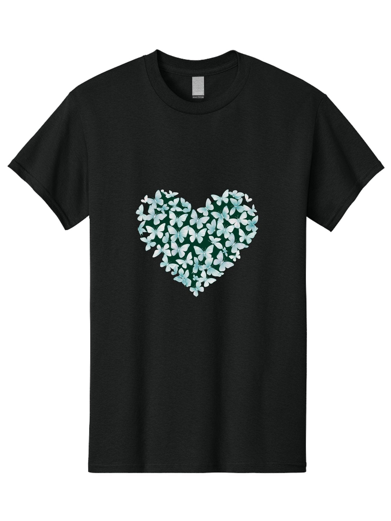 Butterfly-Heart-2 Men'S Graphic Tee, 100% Cotton, Comfortable Casual Summer Wear, Machine Washable, Vintage Camera, Old Camera, Antique Camera, Black Camera, Classic Photography, Photography Equipment, Nostalgic Device, Film Camera, Camera Art Baj361 11