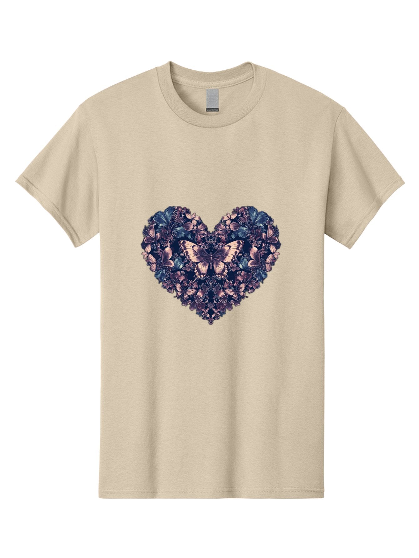 Butterfly-Heart-4 Men'S Graphic Tee, 100% Cotton, Comfortable Casual Summer Wear, Machine Washable, Vintage Camera, Old Camera, Antique Camera, Black Camera, Classic Photography, Photography Equipment, Nostalgic Device, Film Camera, Camera Art Baj363 5